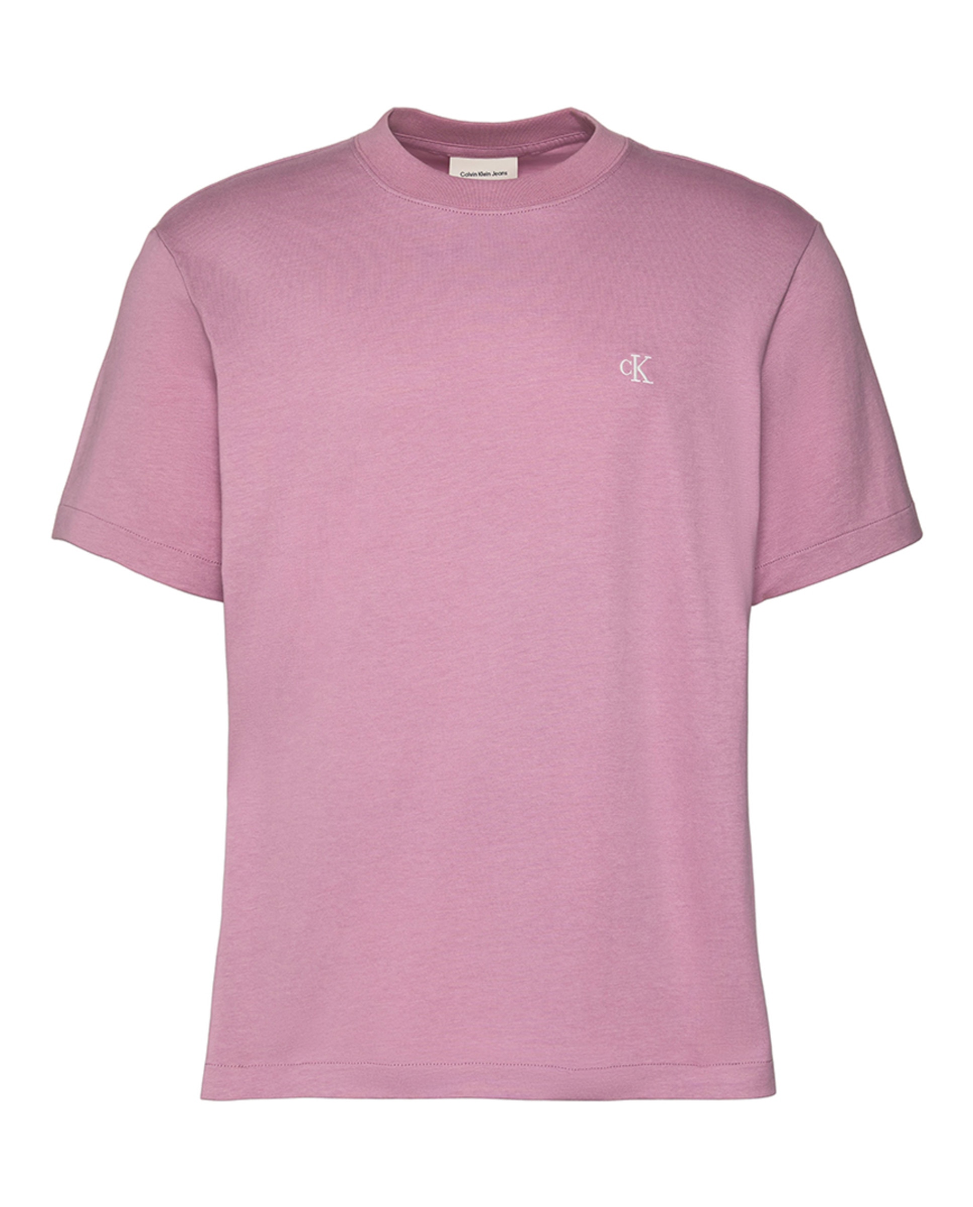 T-shirt com Logótipo de Monograma Lilás-6
