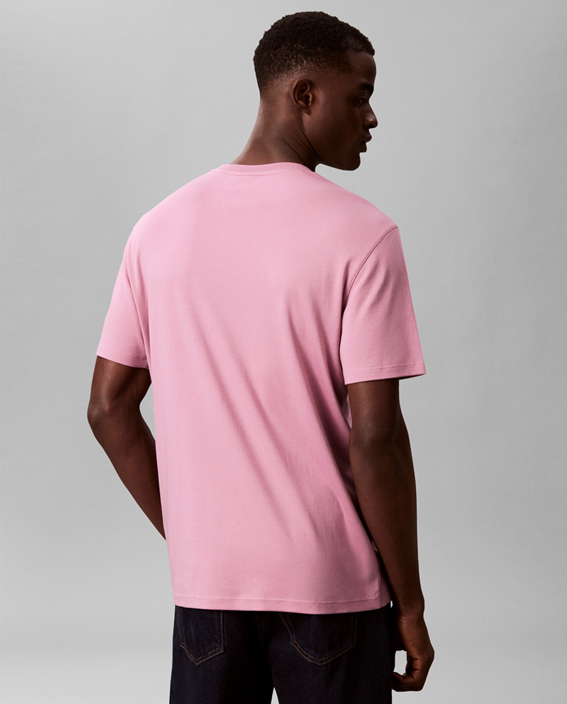 T-shirt com Logótipo de Monograma Lilás-2