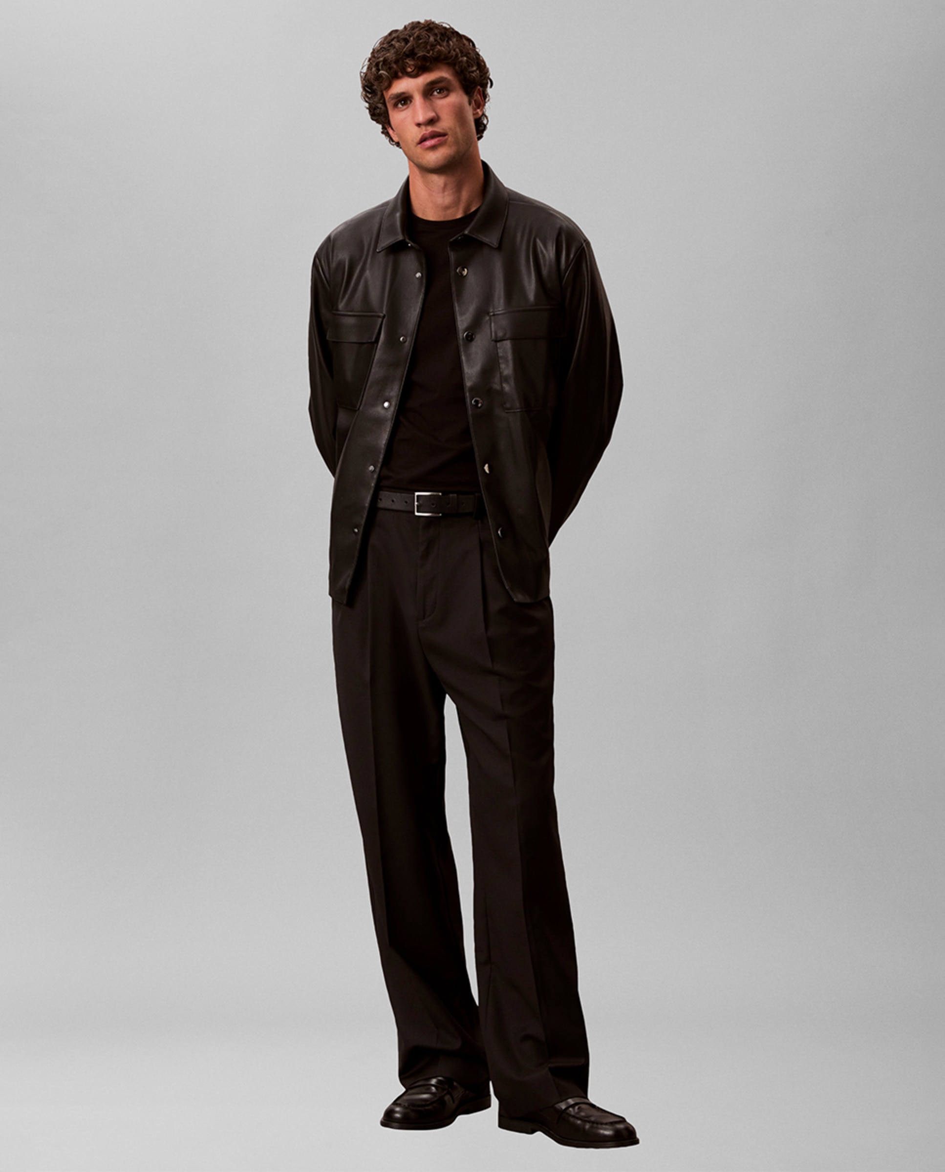 Casaco em Polipele Preto-7