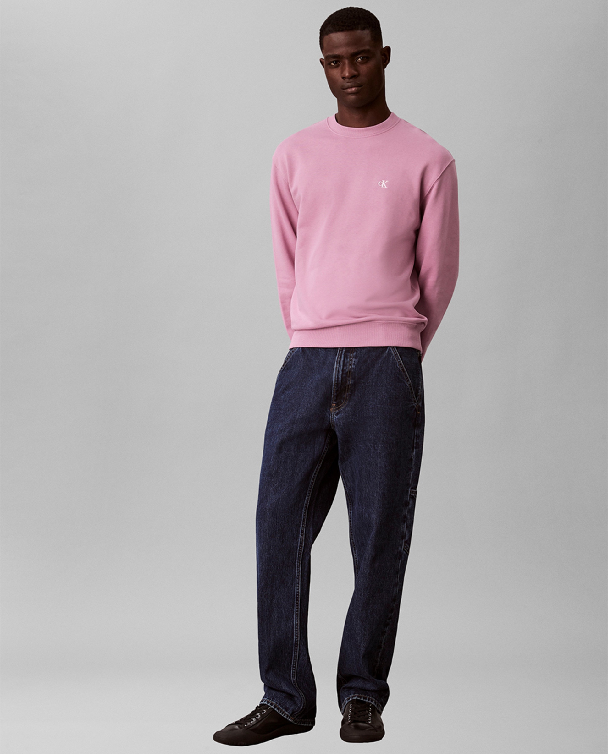 Sweatshirt com Logótipo de Monograma Lilás-5