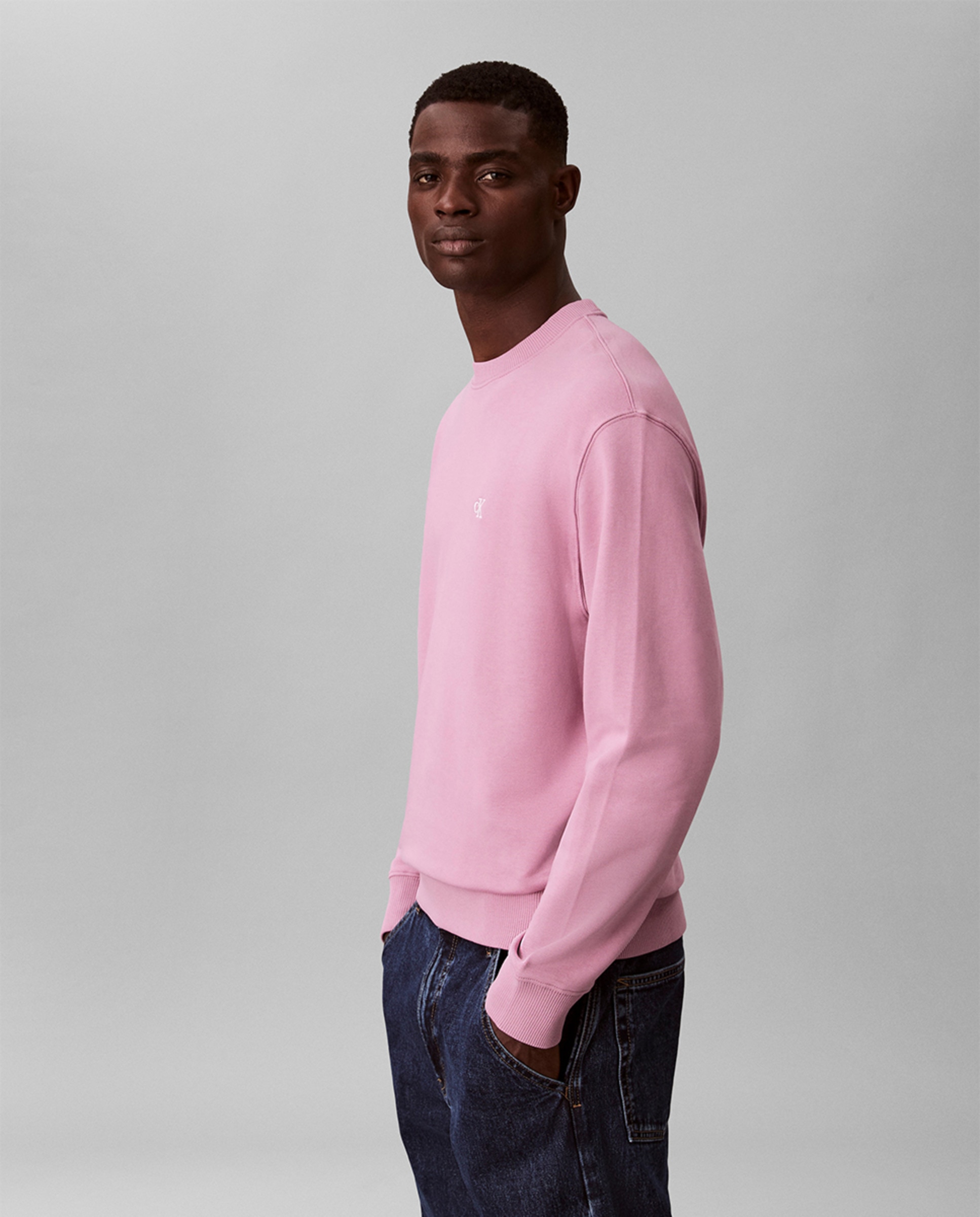 Sweatshirt com Logótipo de Monograma Lilás-4