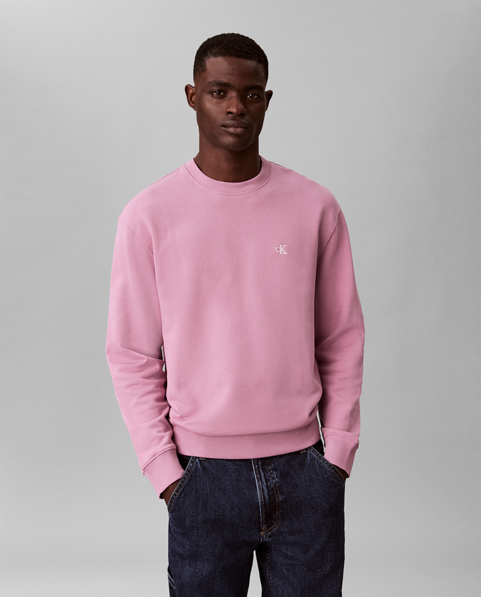 Sweatshirt com Logótipo de Monograma Lilás-1