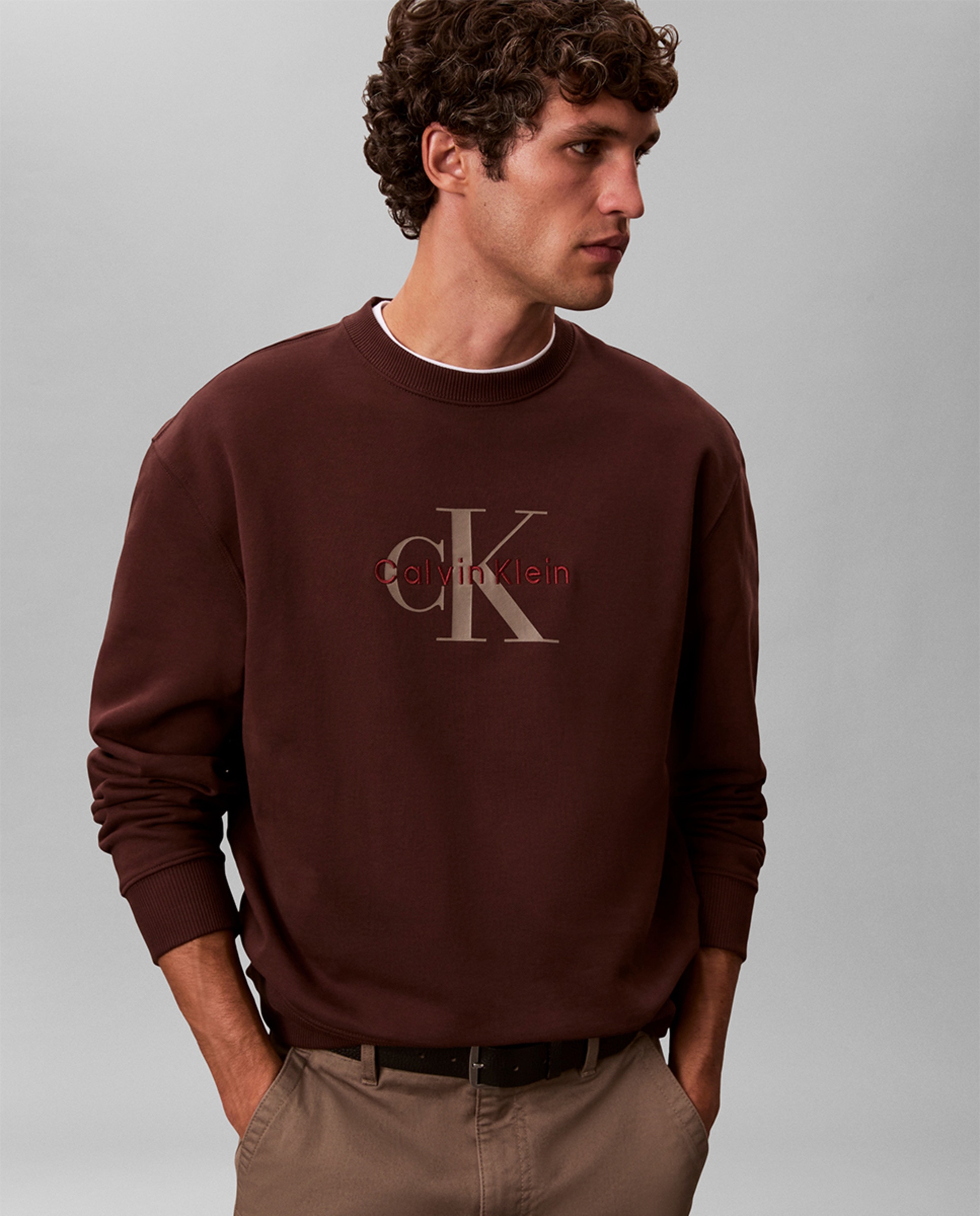 Sweatshirt com Logótipo Castanho-escuro-4