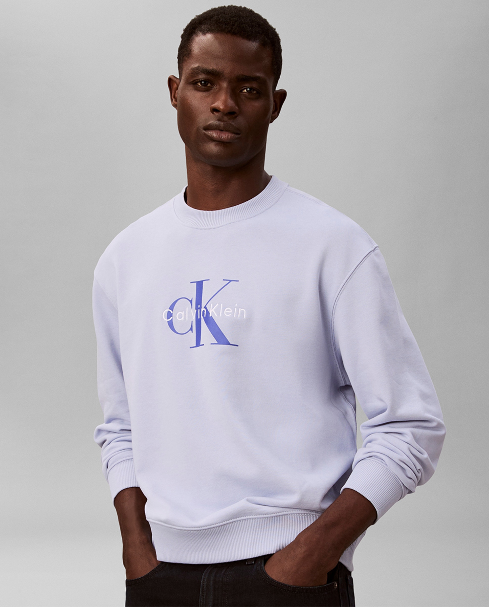 Sweatshirt com Logótipo Azul-claro-3