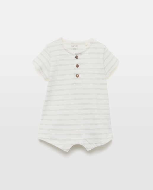 Imagen 0 de Pijama de bebé de rayas