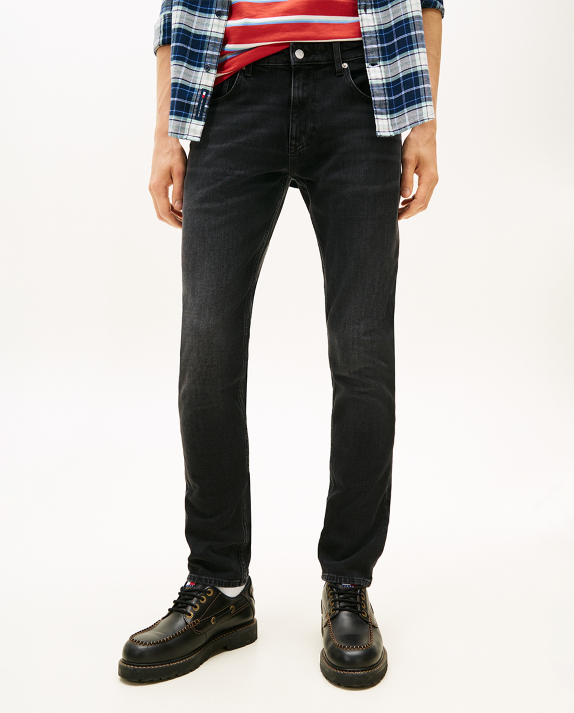 Jeans Scanton Slim Fit Preto-2
