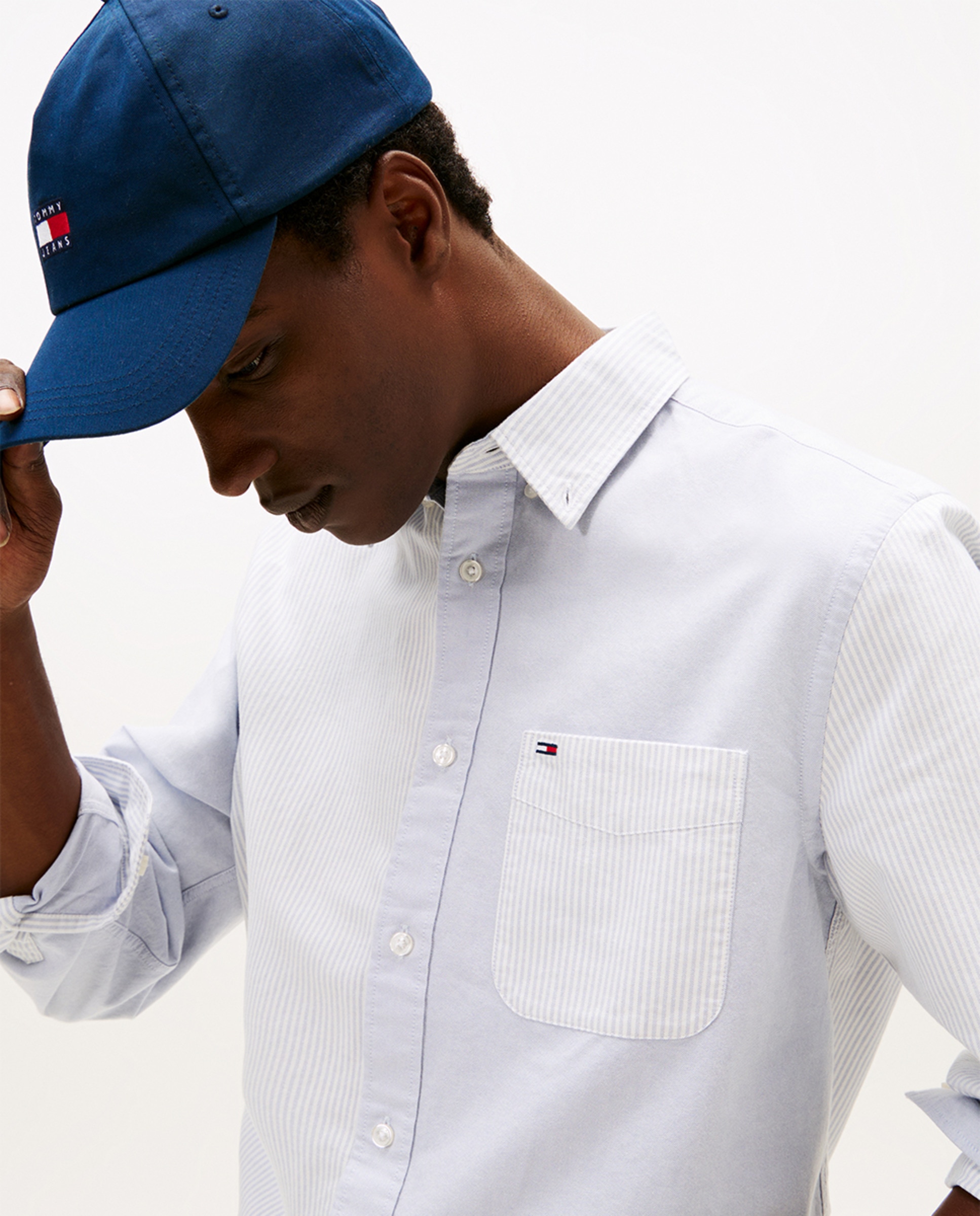 Camisa Oxford Relaxed Fit Azul-claro-3