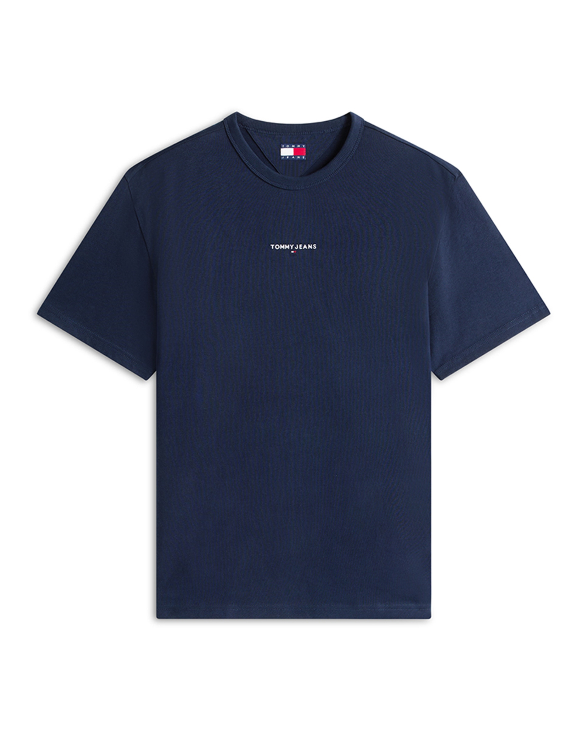 T-shirt Relaxed Fit com Manga Curta Azul-marinho-4