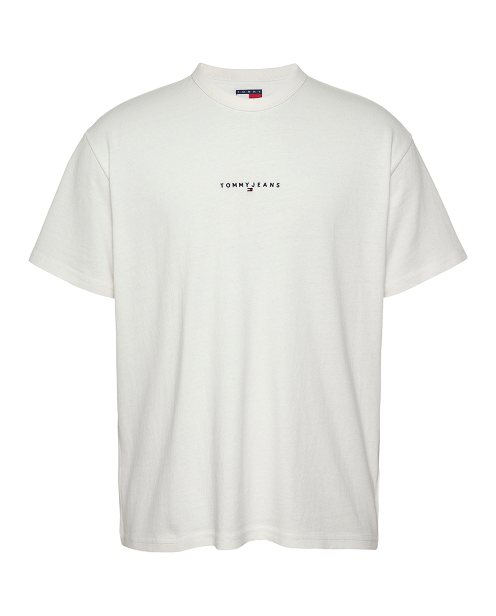 T-shirt Relaxed Fit com Manga Curta Branco-4
