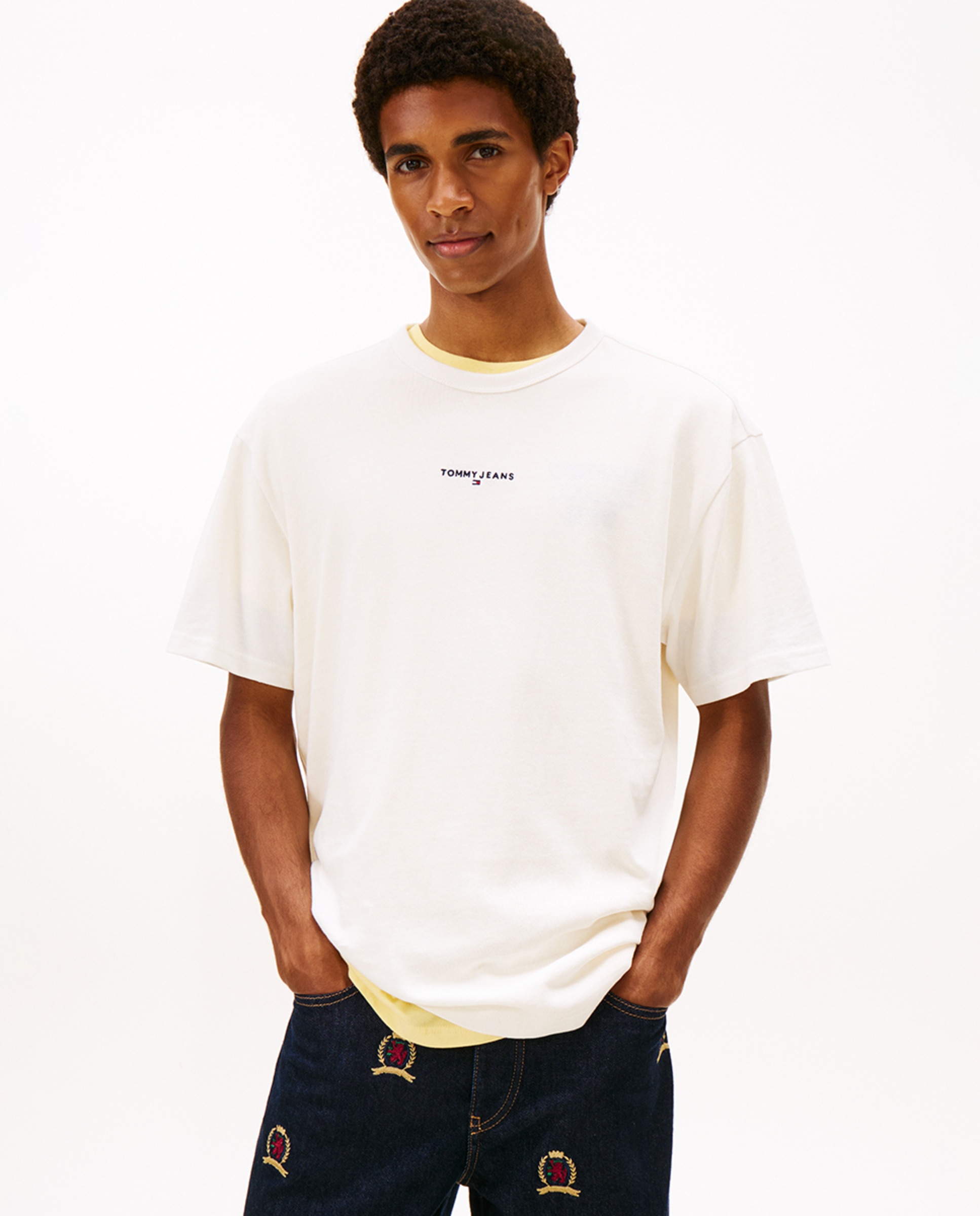 Imagem 0 de T-shirt Relaxed Fit com Manga Curta