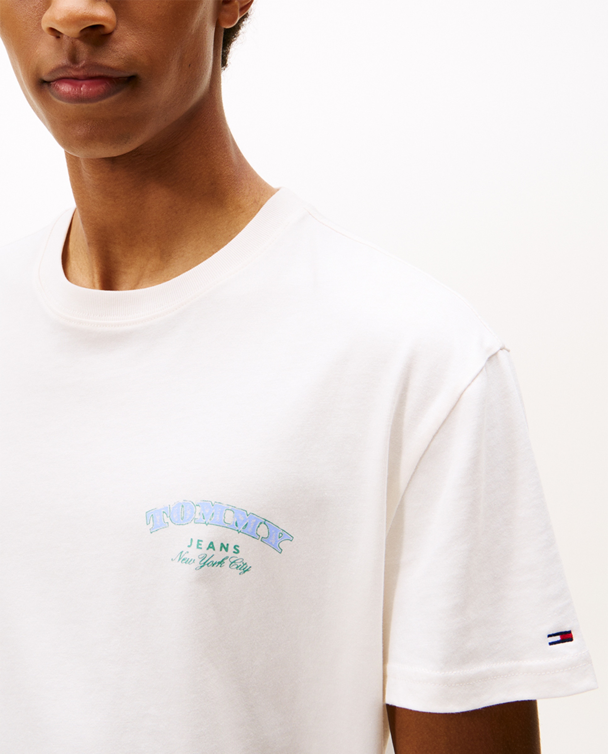T-shirt Regular Fit de Manga Curta Cru-3