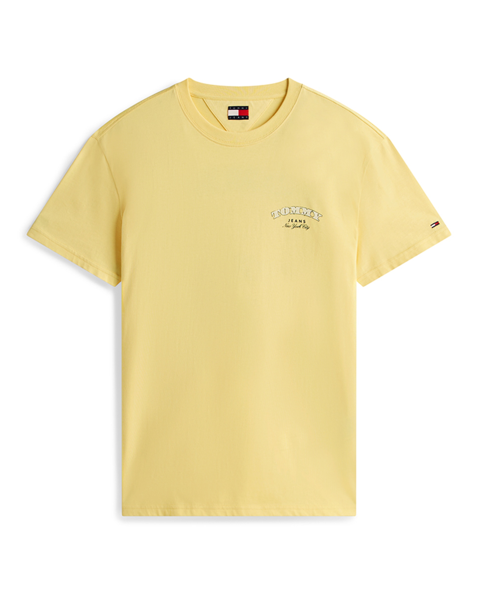 T-shirt Regular Fit de Manga Curta Amarelo-4