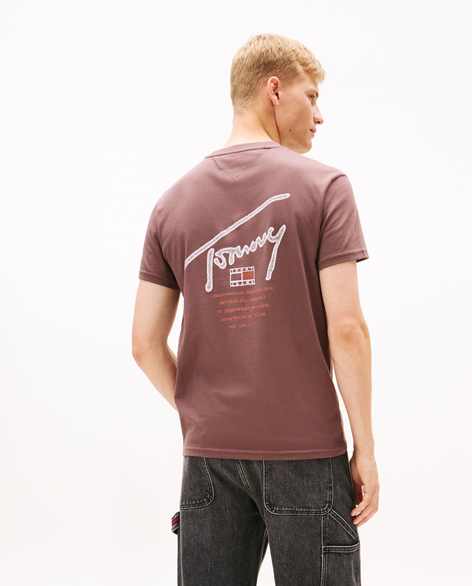 T-shirt Regular Fit de Manga Curta Castanho-escuro-2