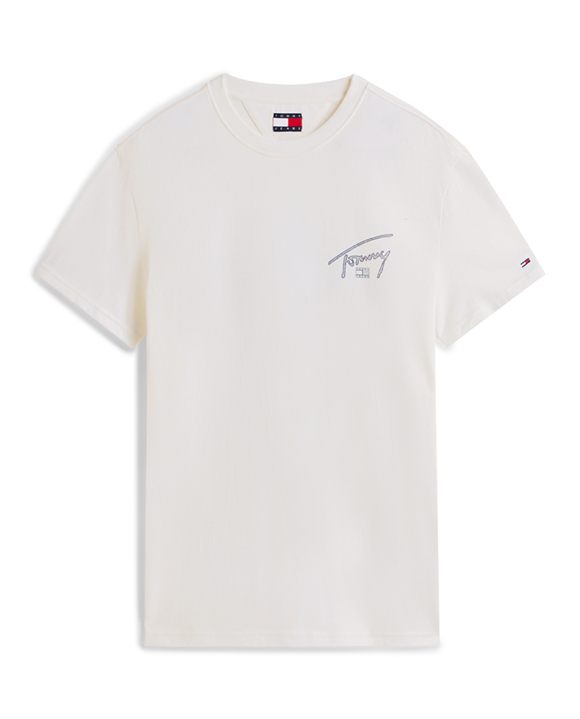 T-shirt Regular Fit de Manga Curta Branco-4
