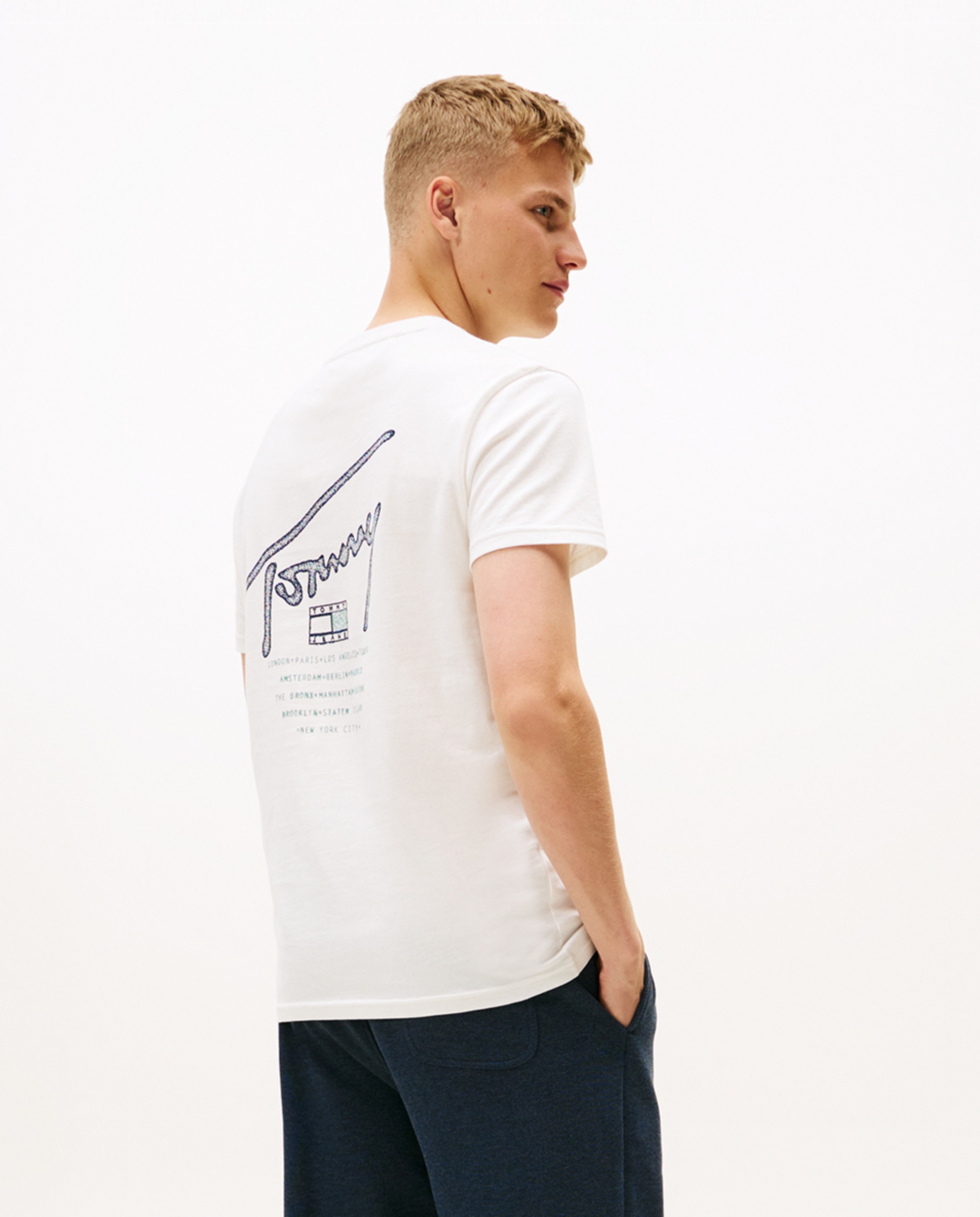 T-shirt Regular Fit de Manga Curta Branco-2
