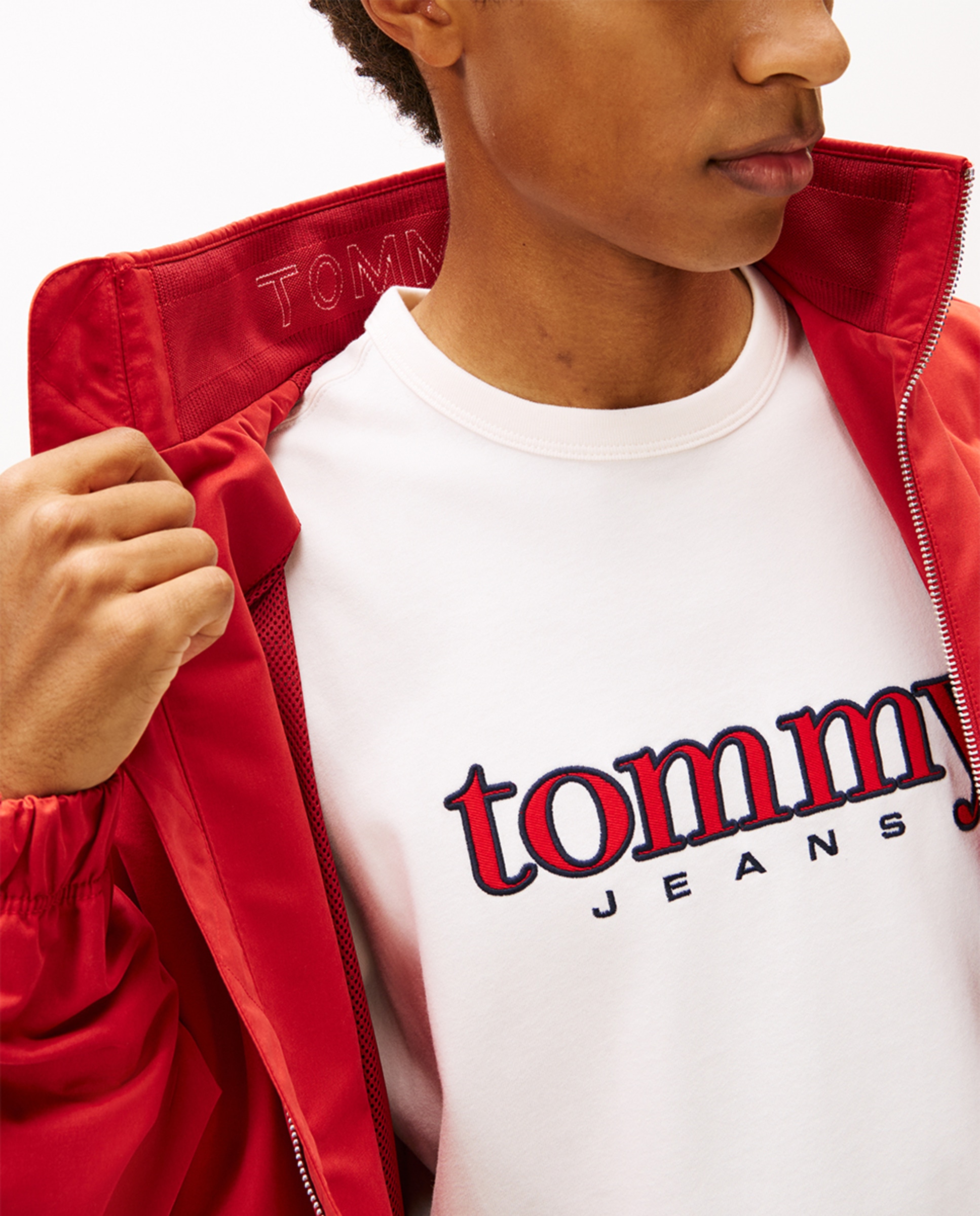 Casaco Tipo Blusão Bomber Regular Fit Vermelho-3