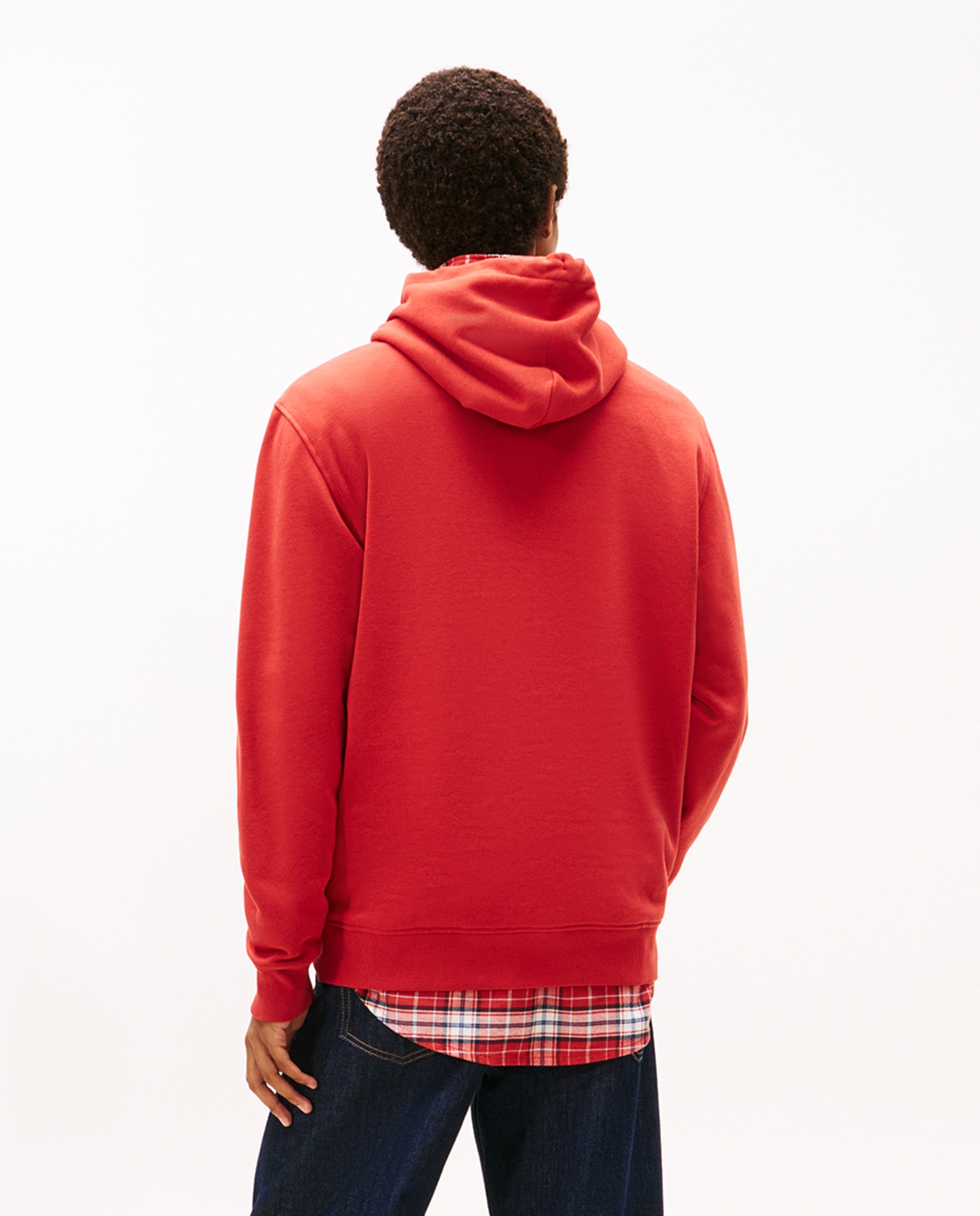 Sweatshirt regular fit com capuz Vermelho-2