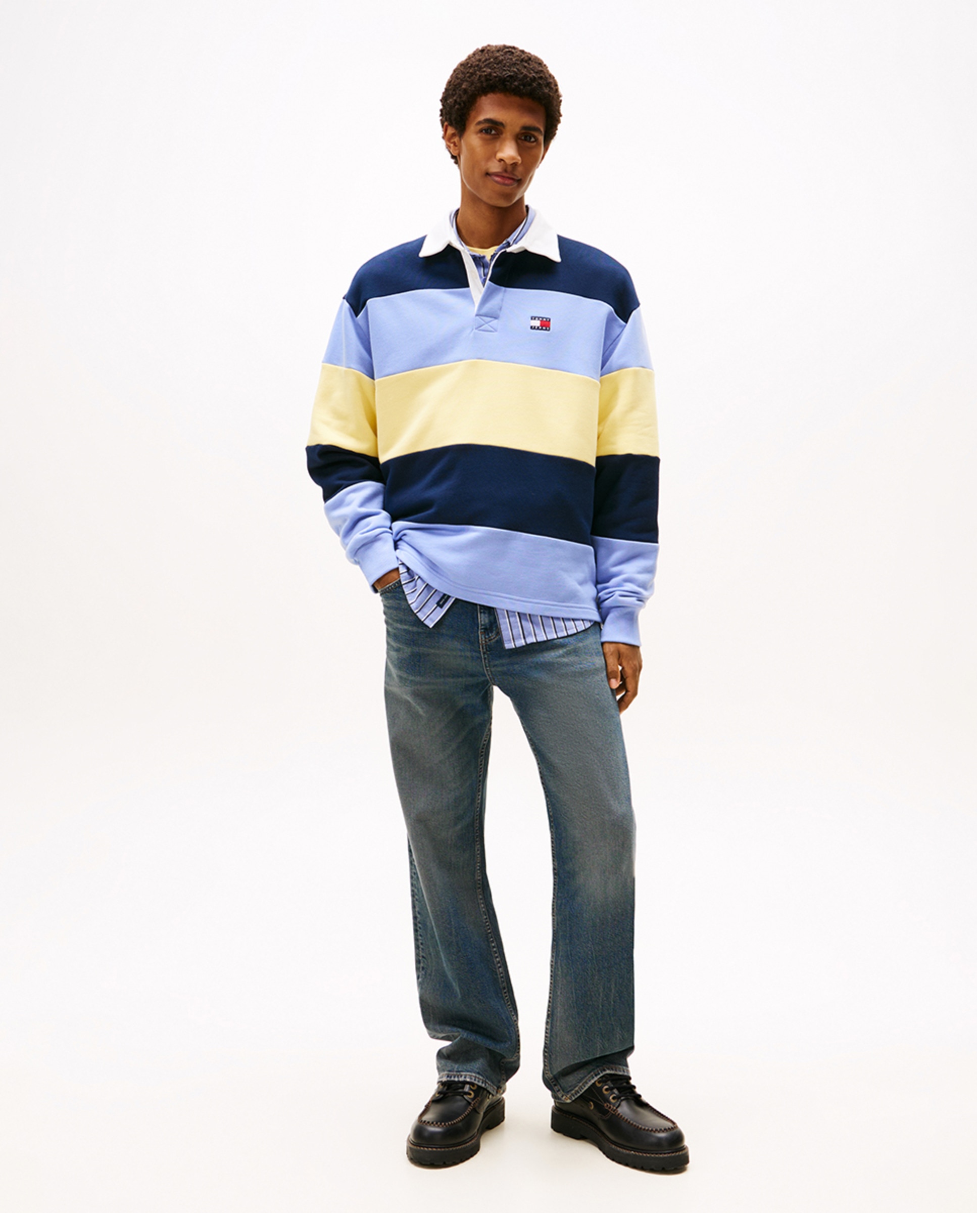 Polo Tipo Rubgy Relaxed Fit Multicolor-5