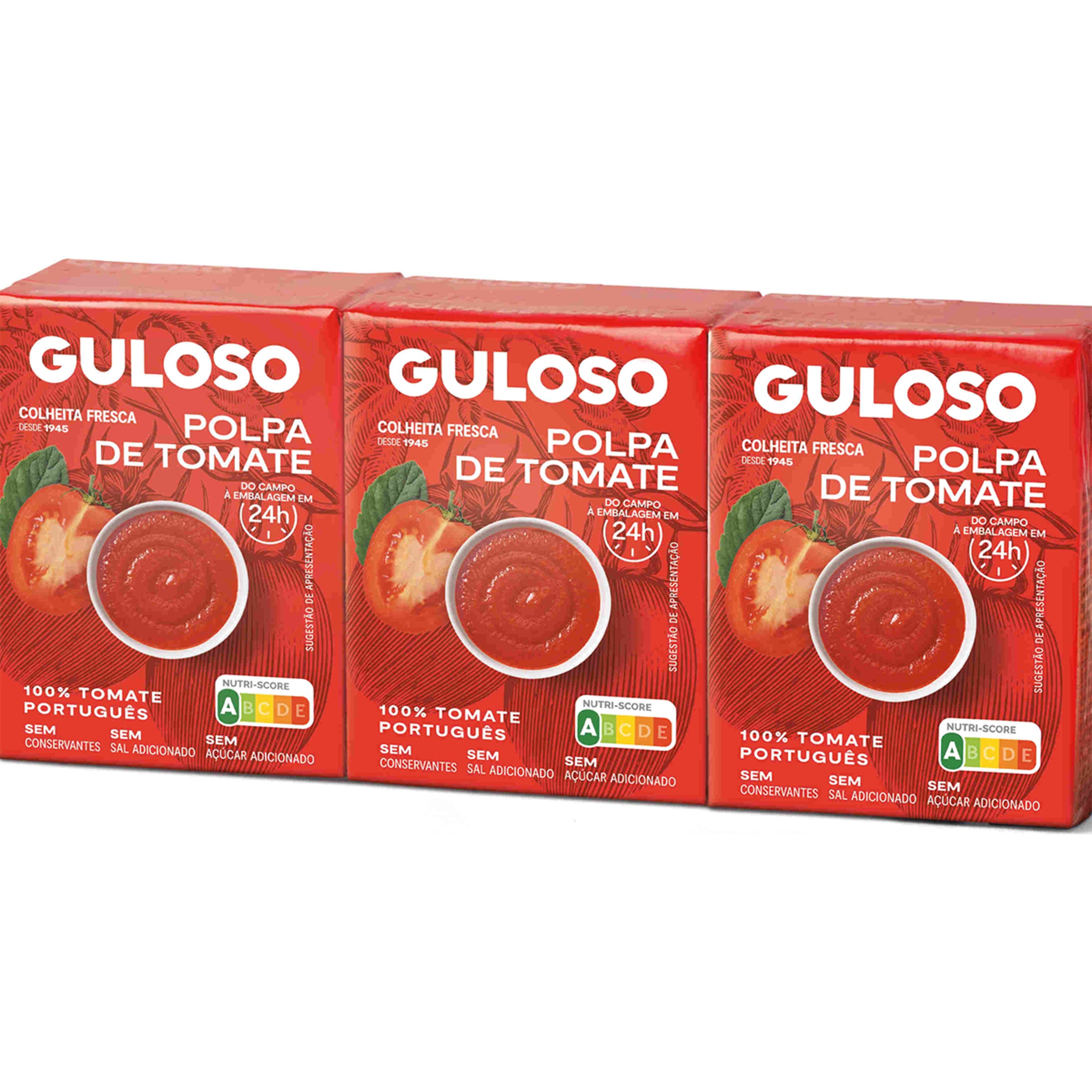 Polpa de Tomate Pack 3 unidades embalagem 630 g