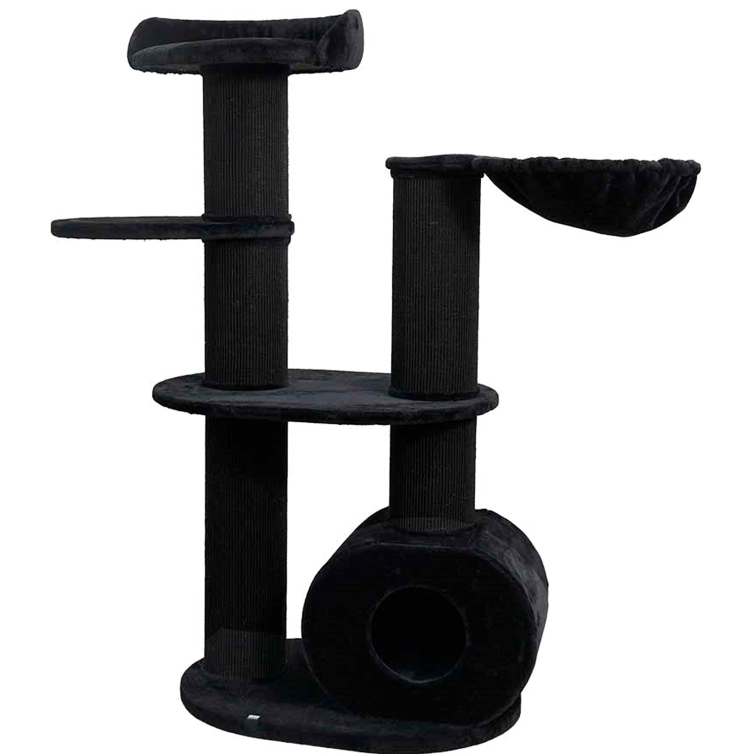 Arranhados Preto para Gato 78X58X156cm 1 unidade