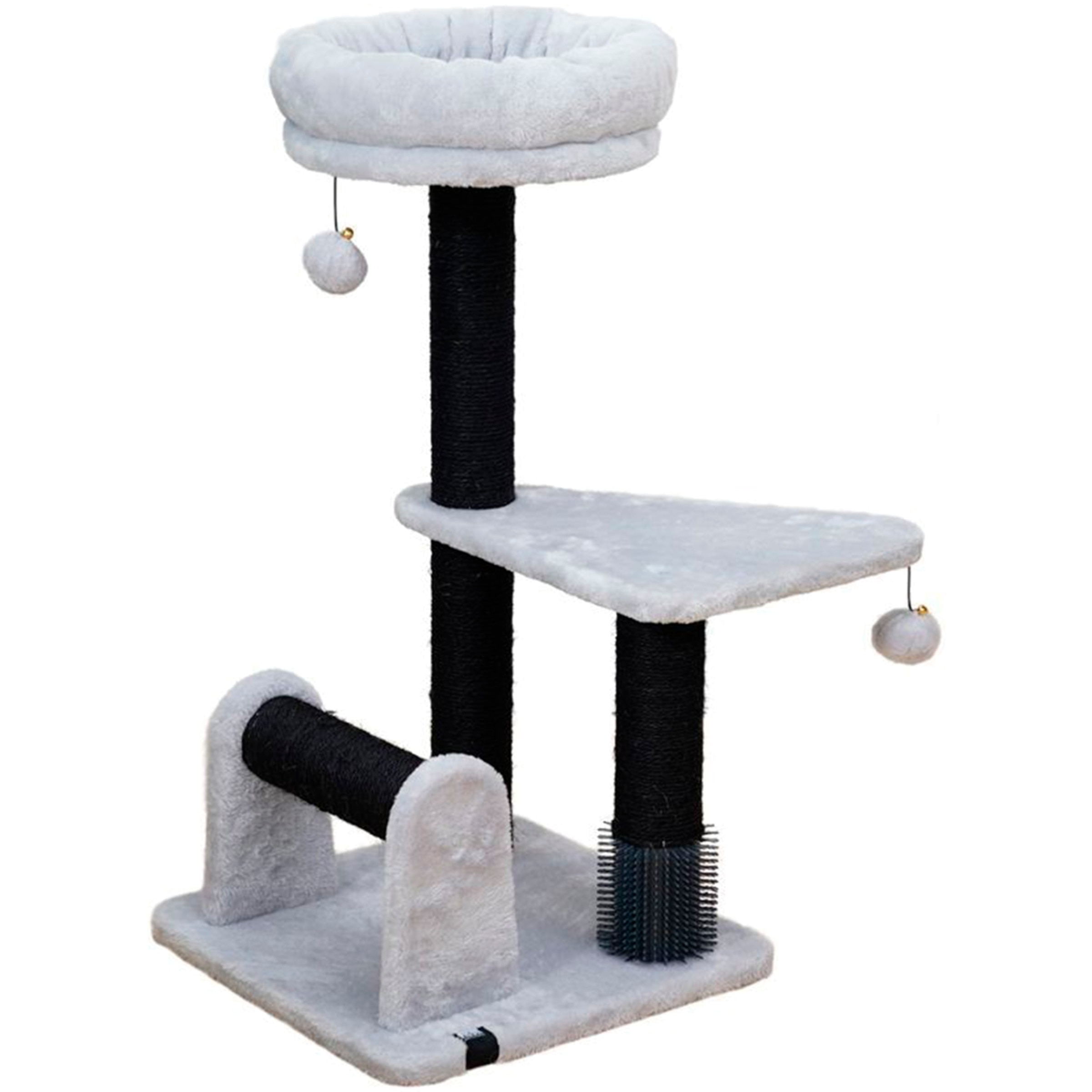 Arranhador para Gato Cinza 38X38X69cm 1 unidade