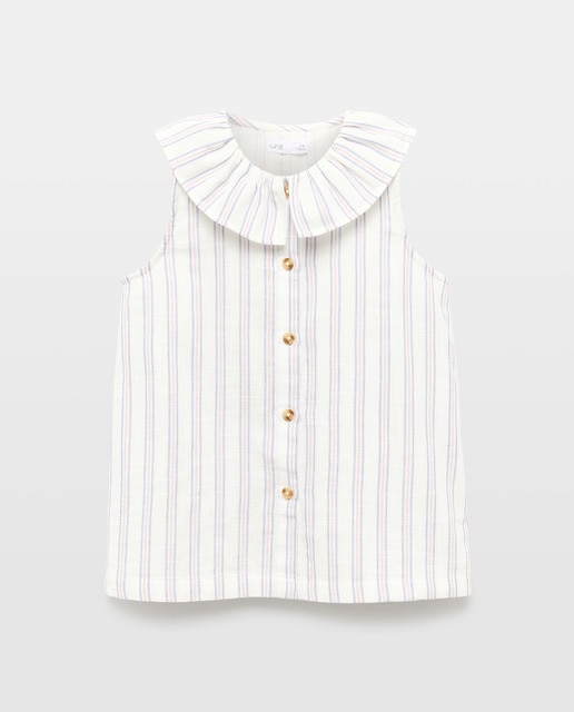 Imagen 0 de Blusa niña  de lino set