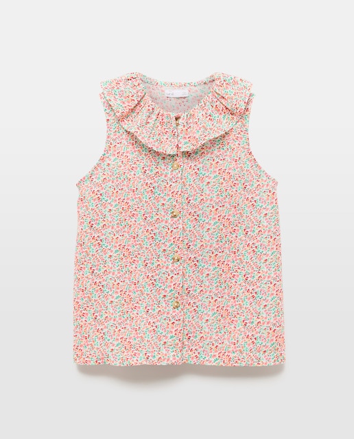 Imagen 0 de Blusa niña  de lino set