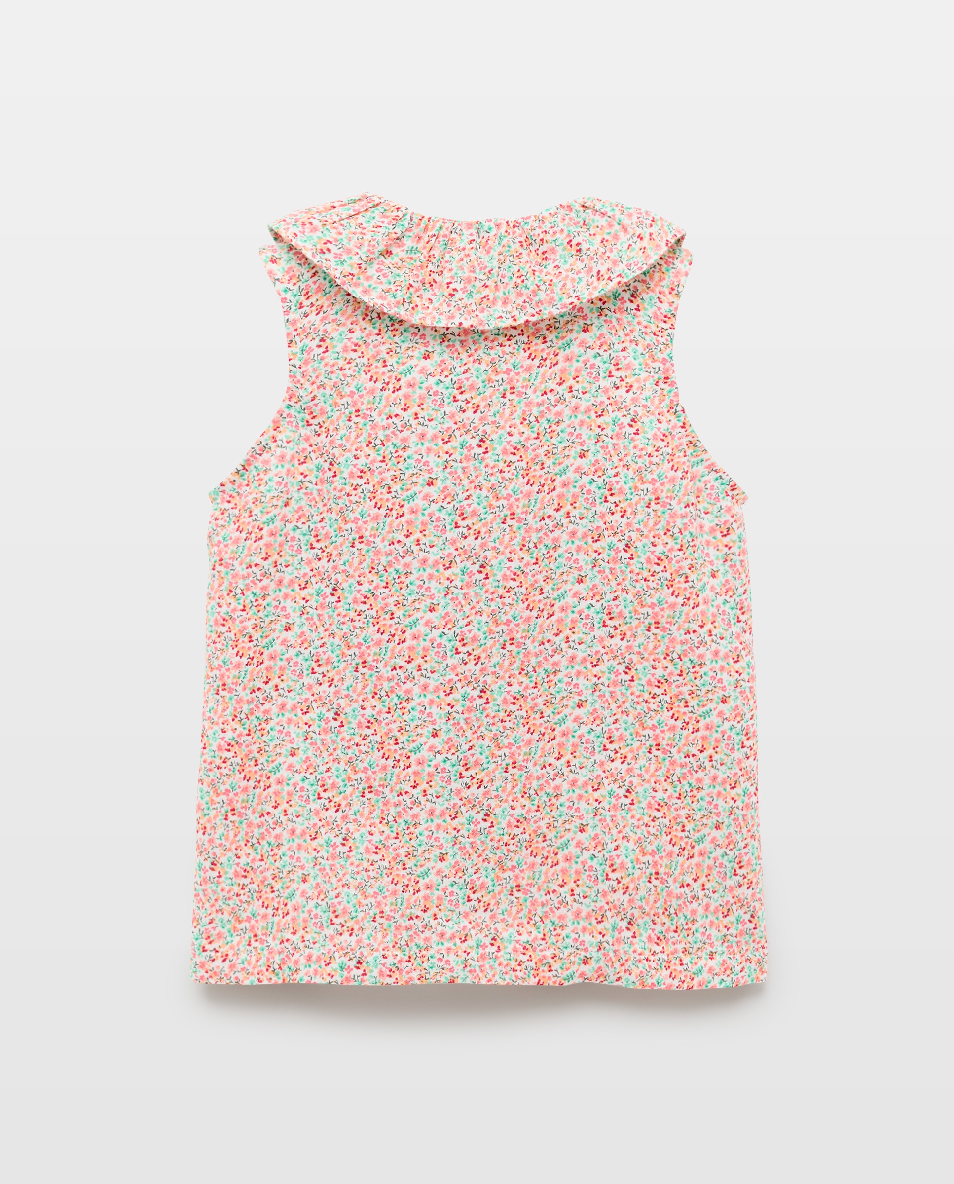 Blusa niña de lino set Blanco roto-2