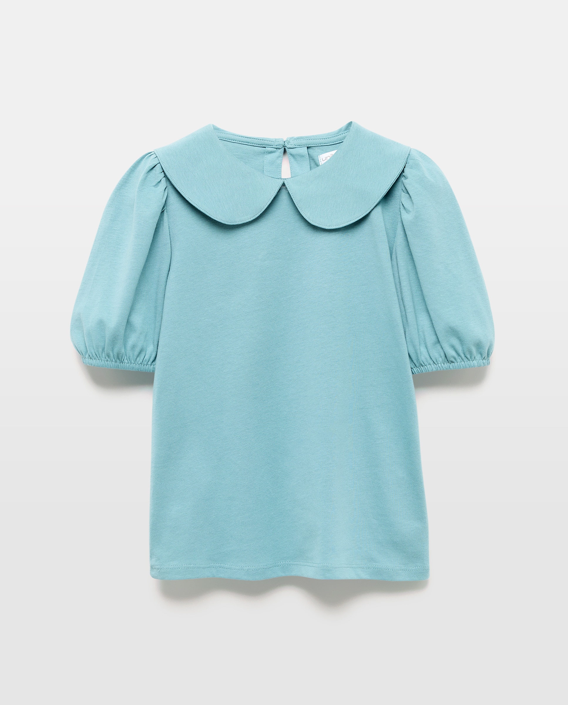 Imagen 0 de Camiseta niña con cuello y manga globo