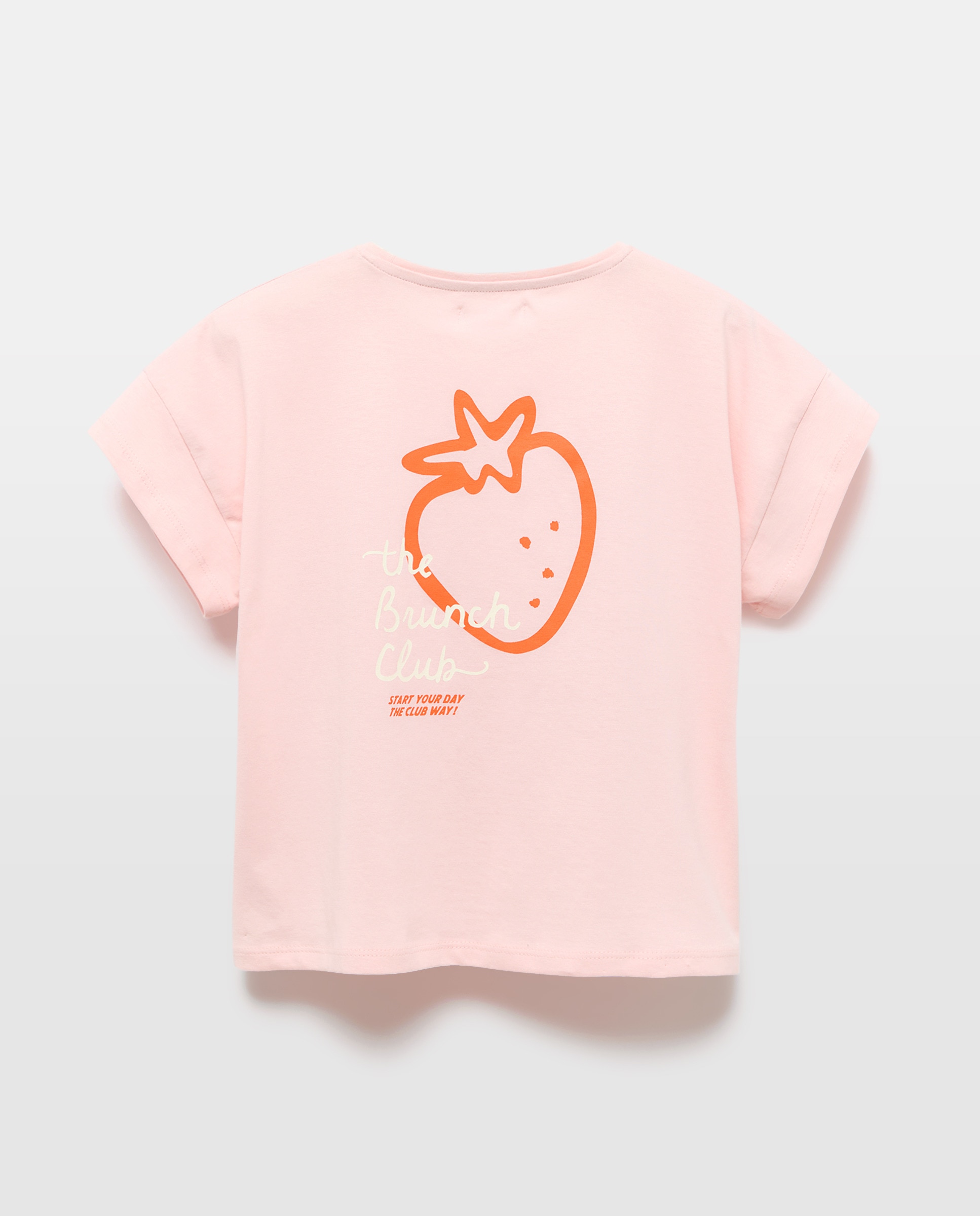 Camiseta niña estampada 200 Rosa-2