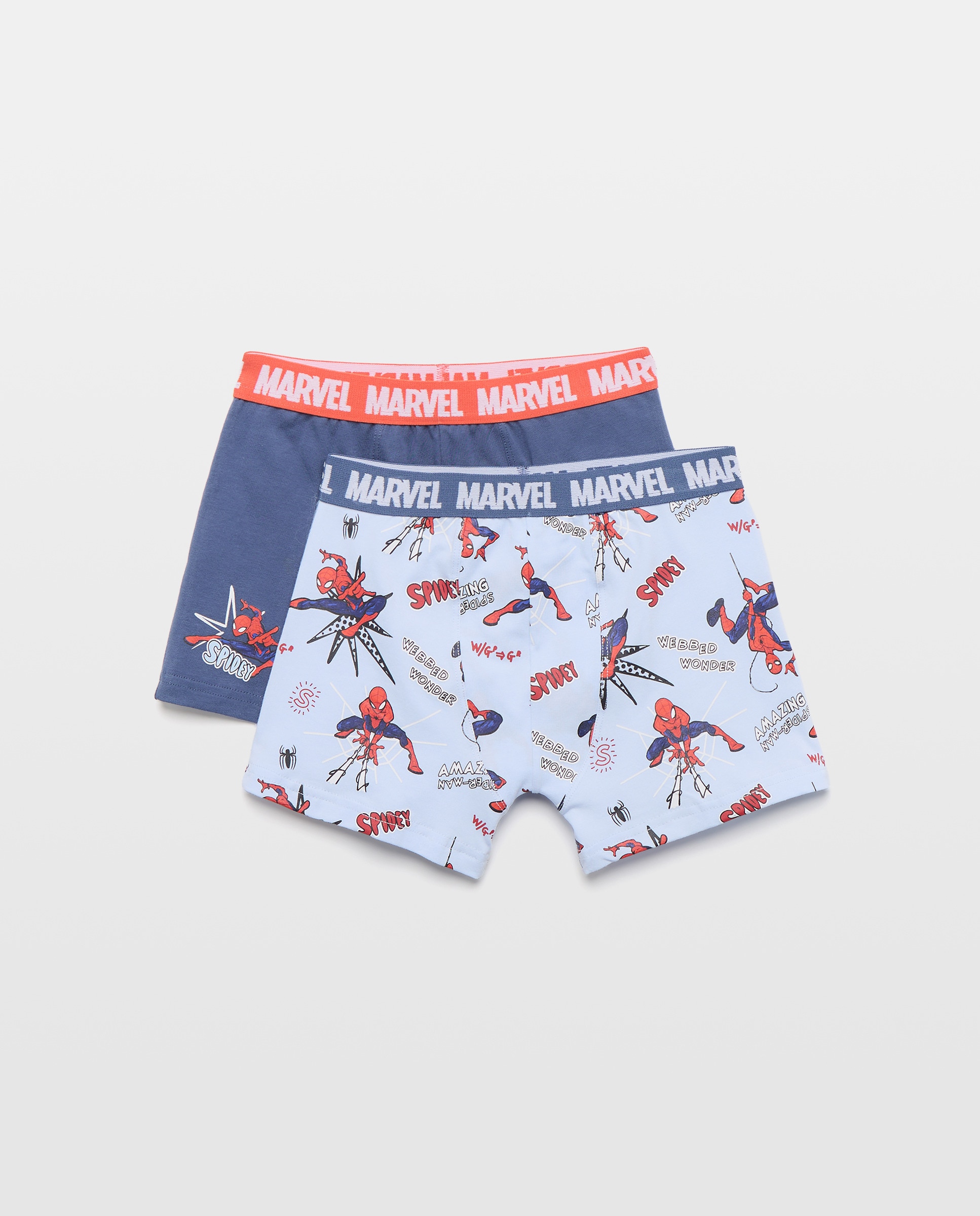 Pack de 2 Boxers Homem-Aranha Azul-marinho-1