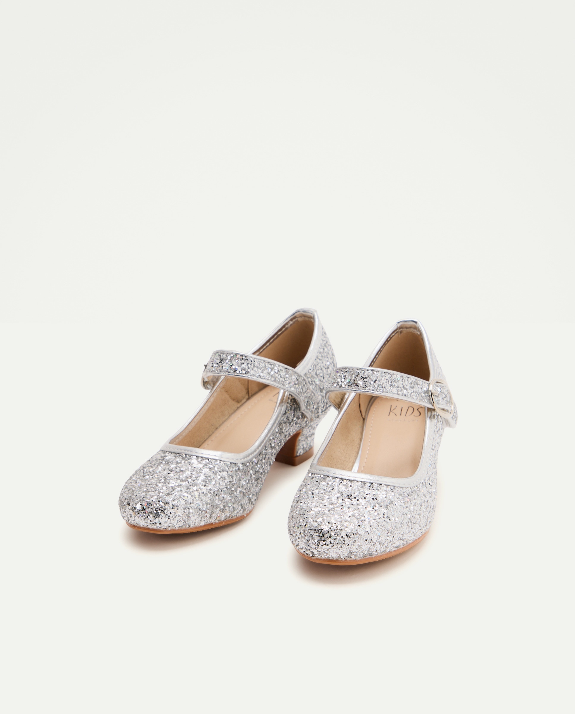 Sapatos para Disfarce com Tacão Prata-2