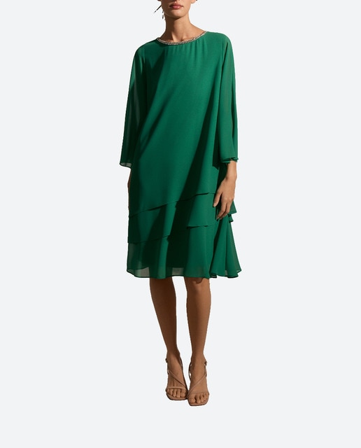 Imagen 0 de Vestido corto de manga francesa