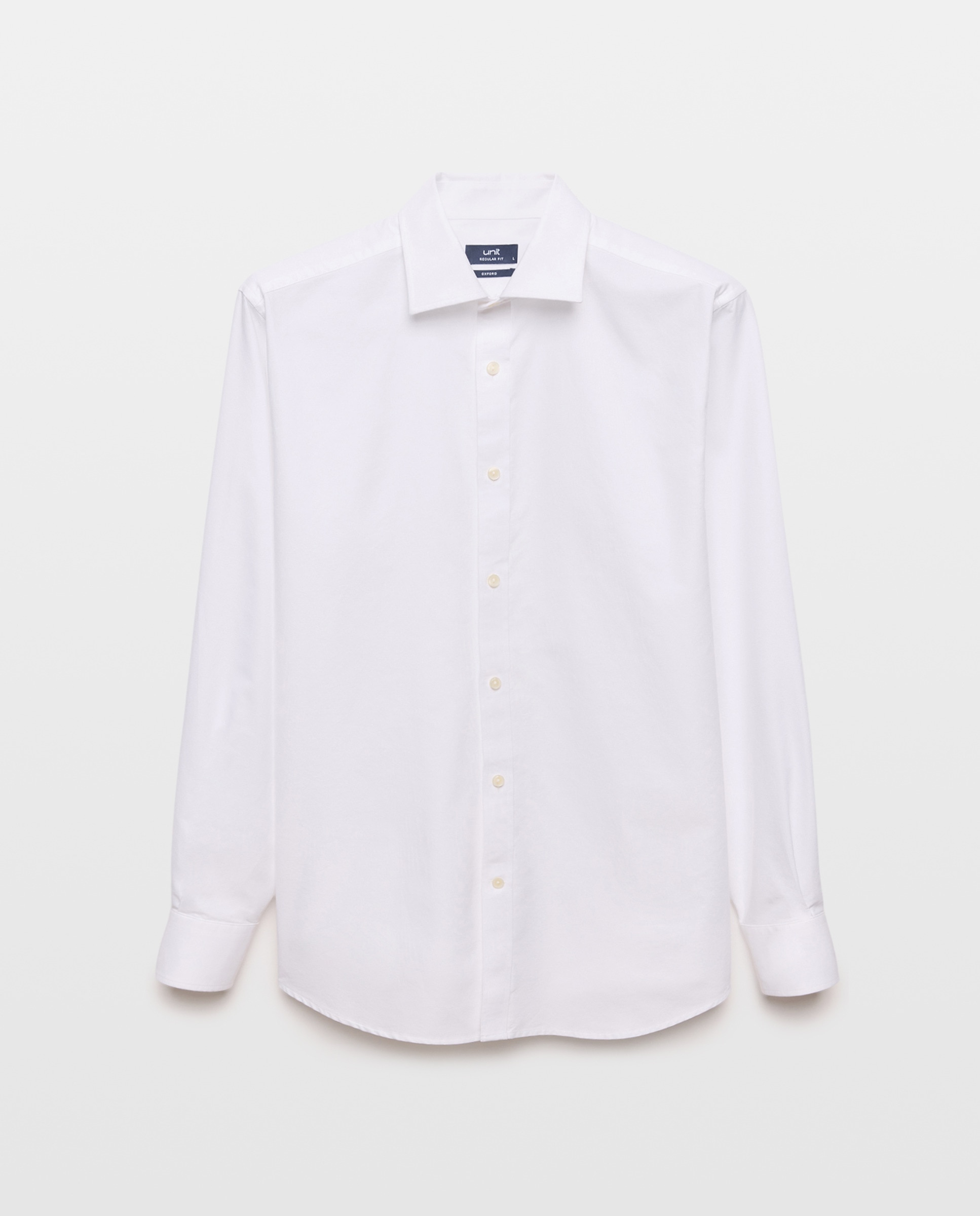 Camisa sport hombre oxford lisa Blanco-4