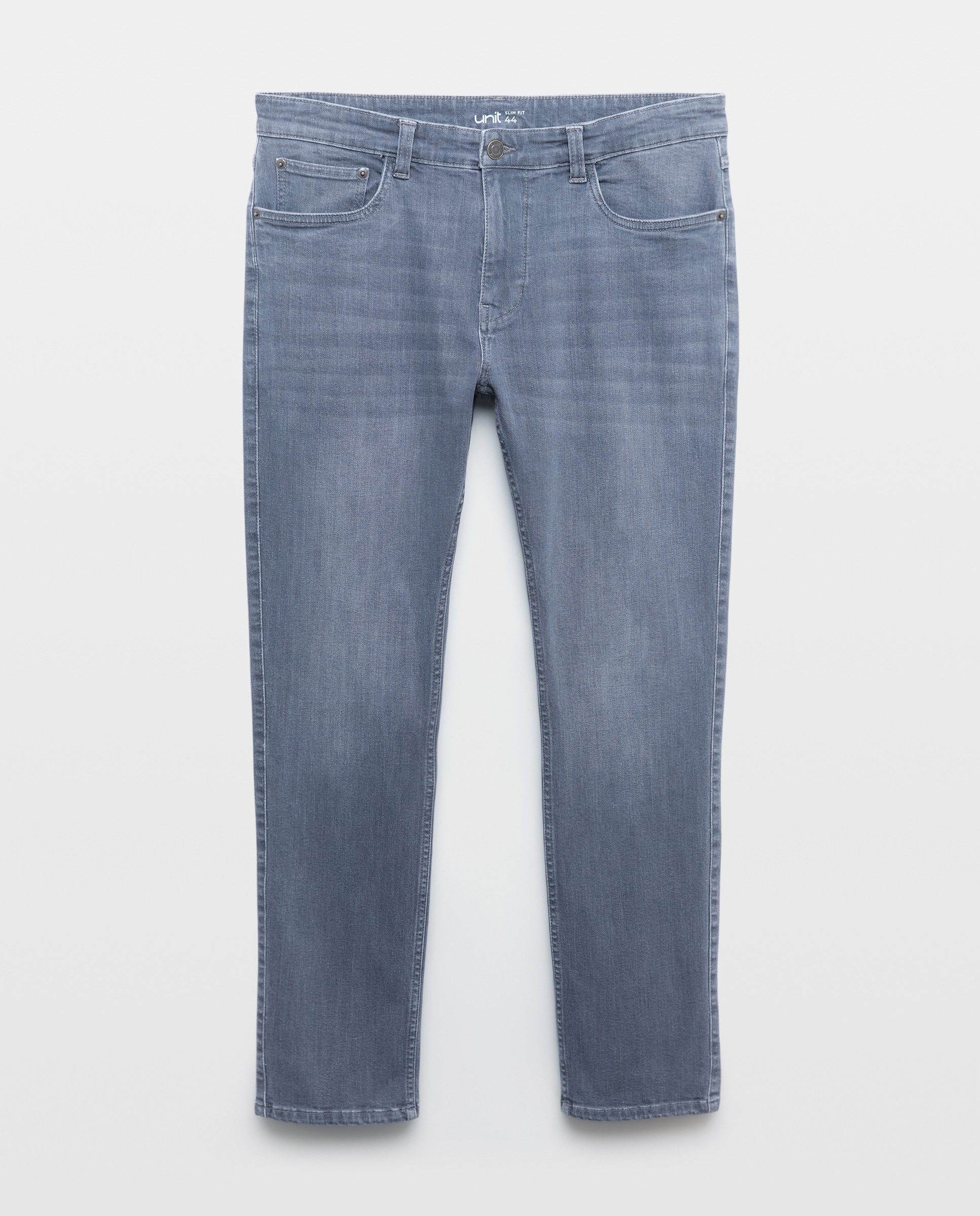 Pantalón vaquero hombre slim fit Gris-4