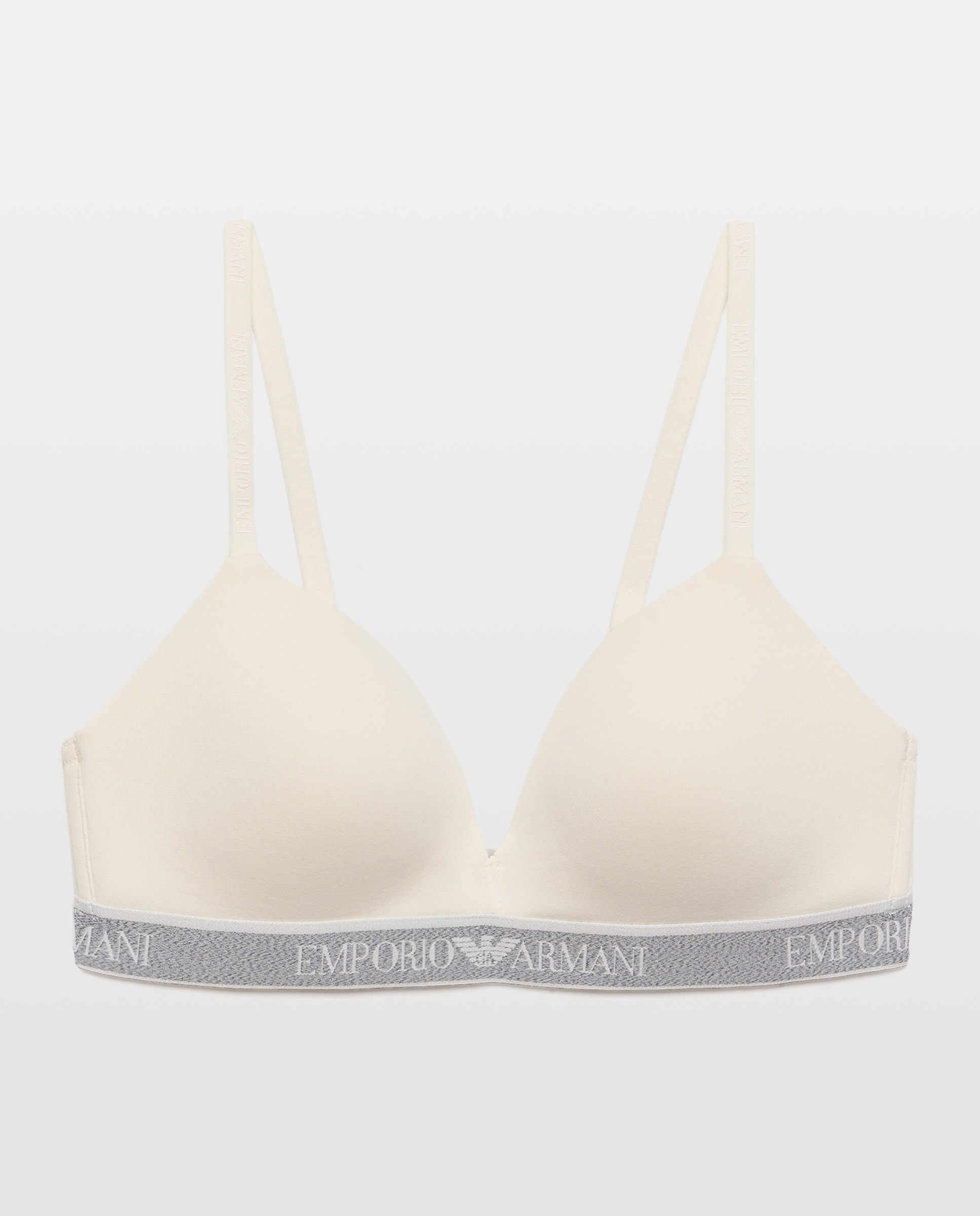 Soutien Triangular de Copa Moldada sem Aro "Iconic Logoband" Branco-4