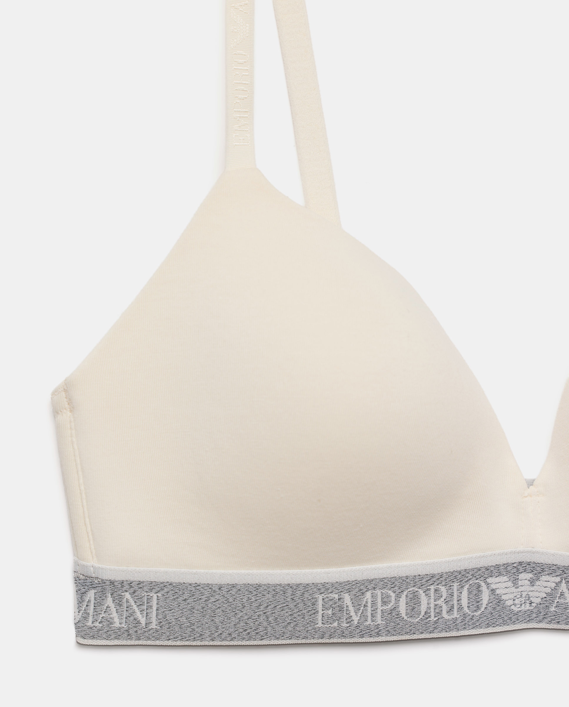 Soutien Triangular de Copa Moldada sem Aro "Iconic Logoband" Branco-5