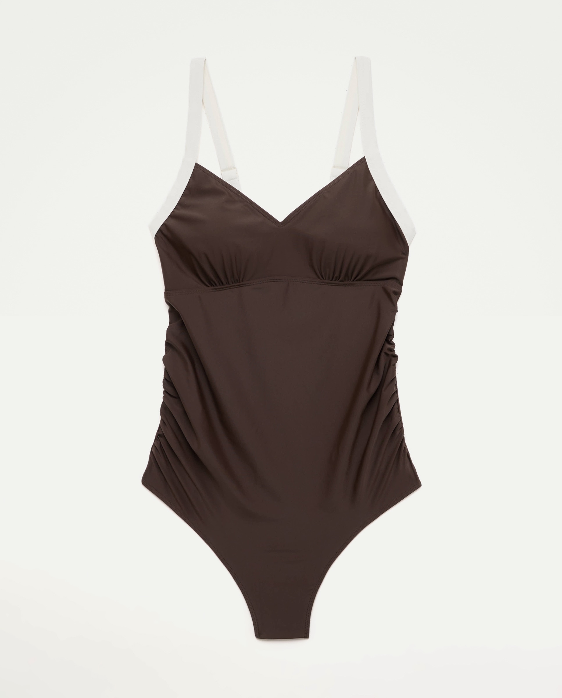 Imagen 0 de Bañador mujer embarazada tirantes contrastre