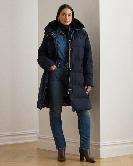 Imagem 0 de Blusão Acolchoado Comprido Tamanhos Grandes