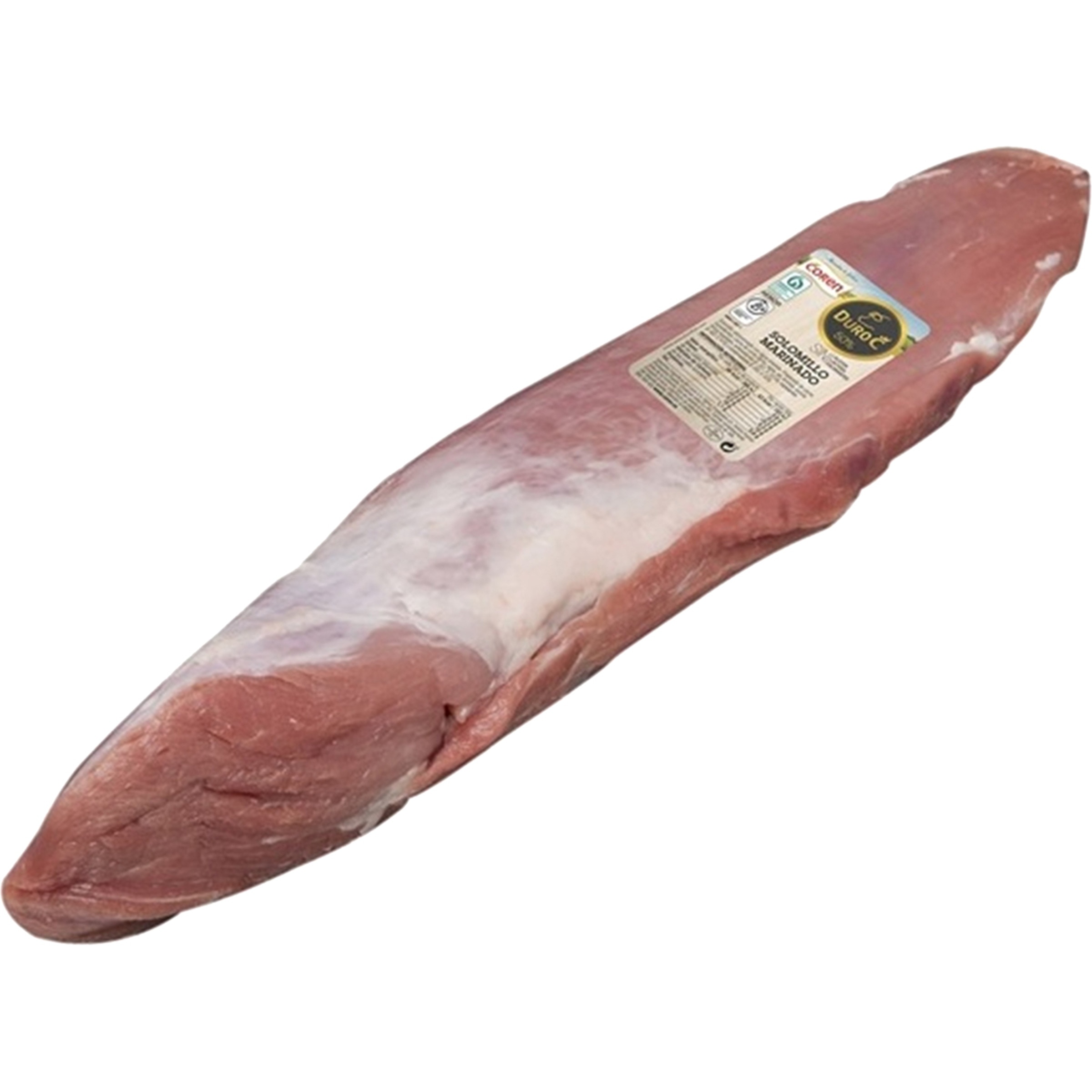 solomillo de cerdo marinado 50% Duroc envasado peso aproximado pieza 600 g