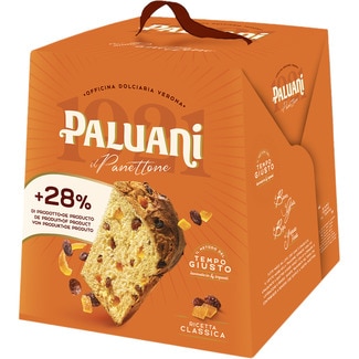 panettone clásico estuche 750 g + 20% gratis - Paluani