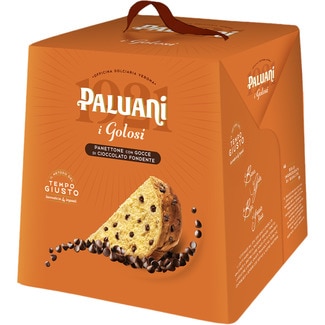 panettone soffice con gotas de chocolate estuche 750 g - Paluani