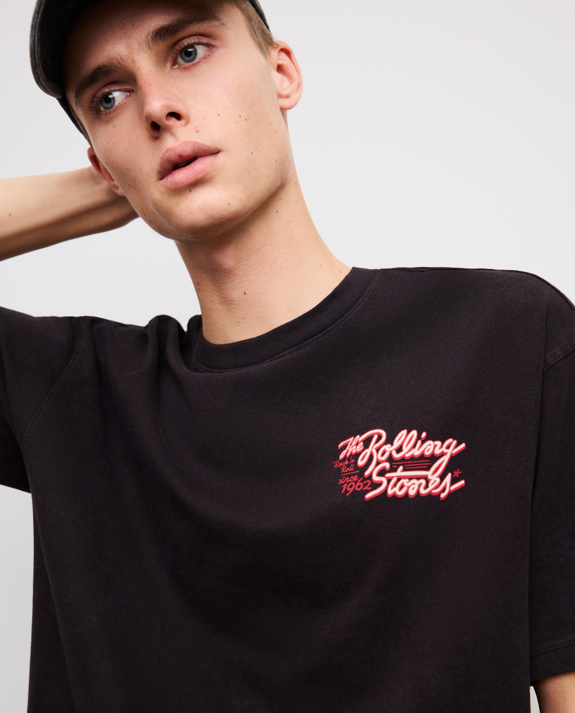 Imagem 0 de T-shirt de Manga Curta com Estampado de Música Rolling Stones