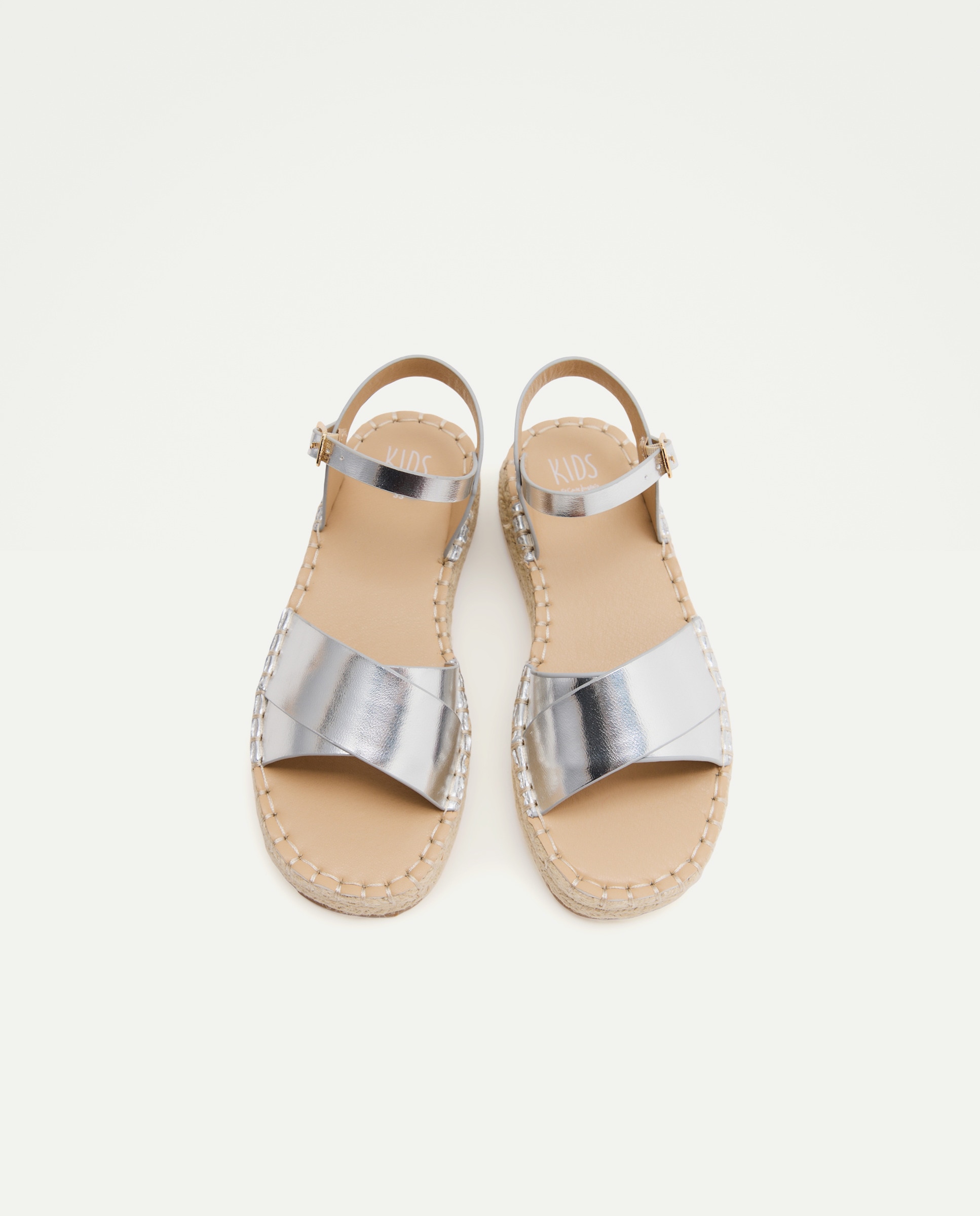 Sandálias com Plataforma Prata-4