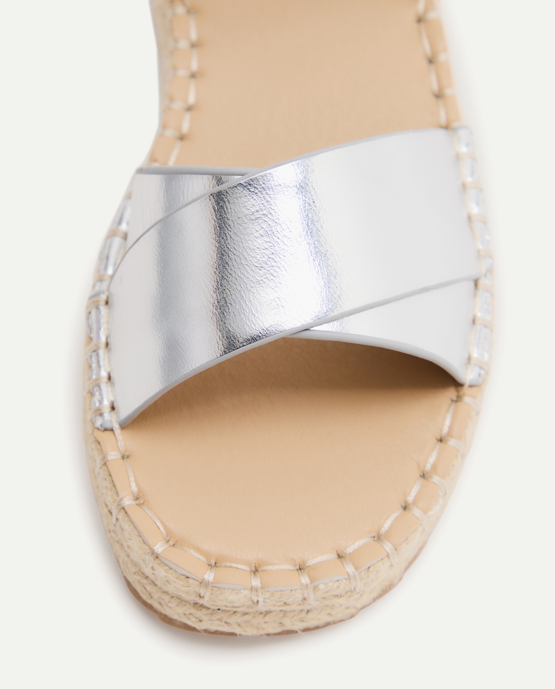 Sandálias com Plataforma Prata-5