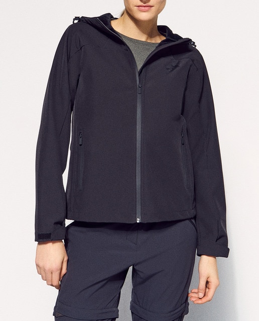 Imagen 0 de Softshell con capucha de montaña de mujer