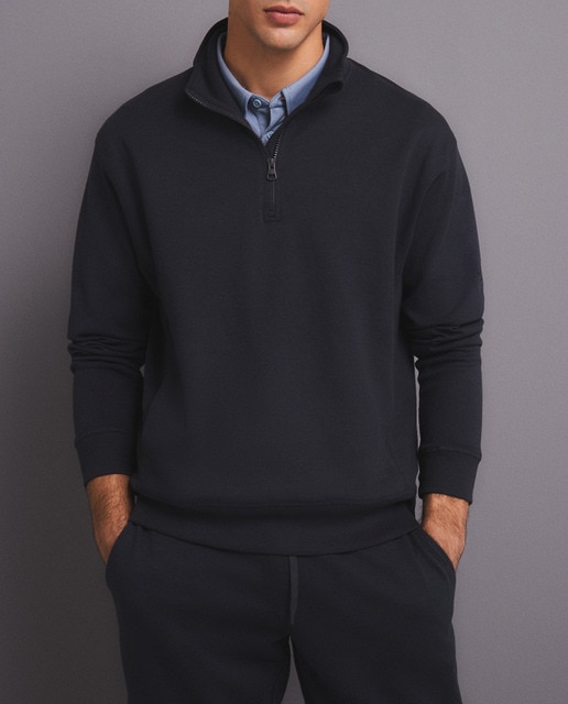 Imagen 0 de Sudadera 1/2 Zip de sportcasual para hombre