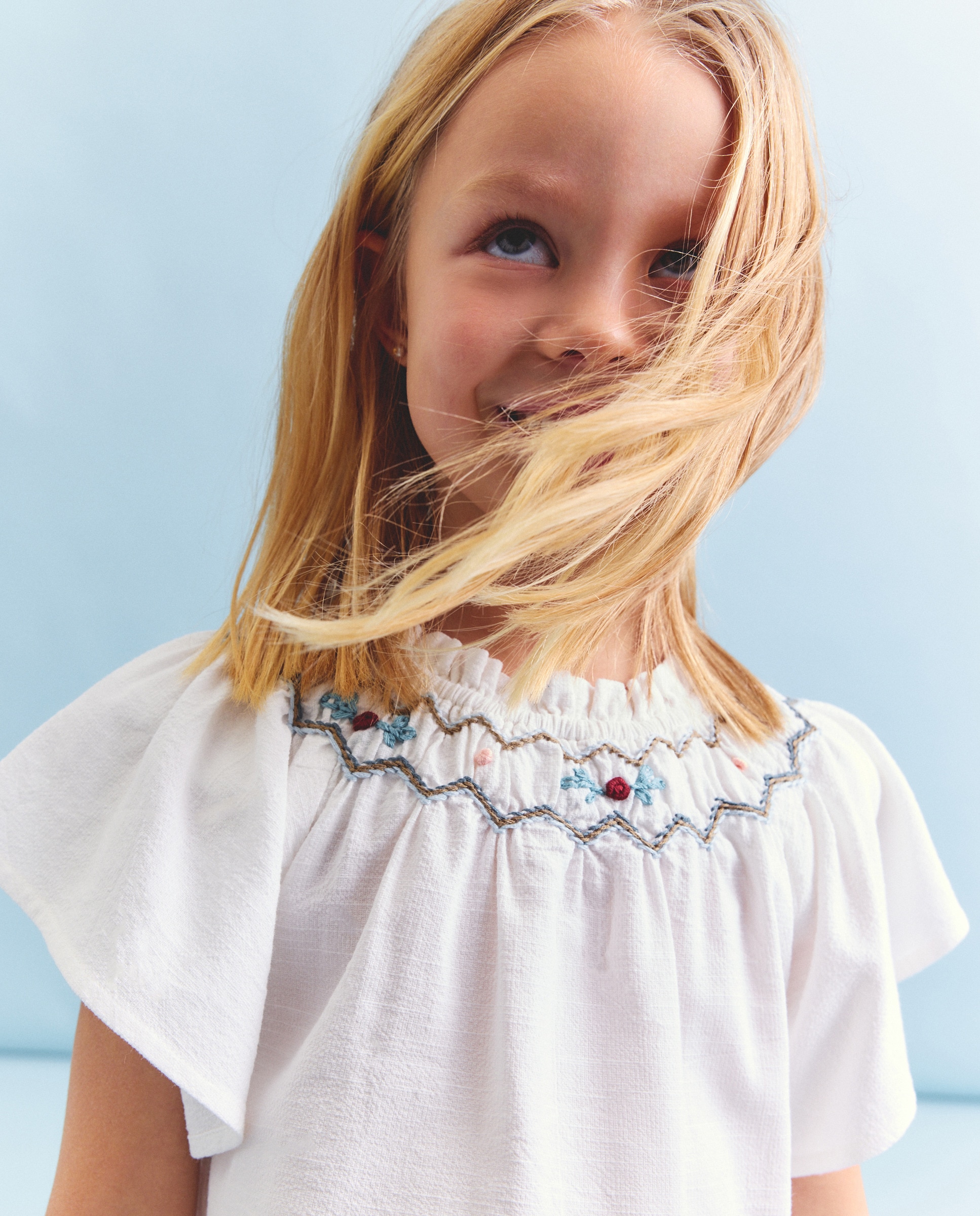 Blusa de Manga Curta Coconut El Corte Inglés 120 Cru-2