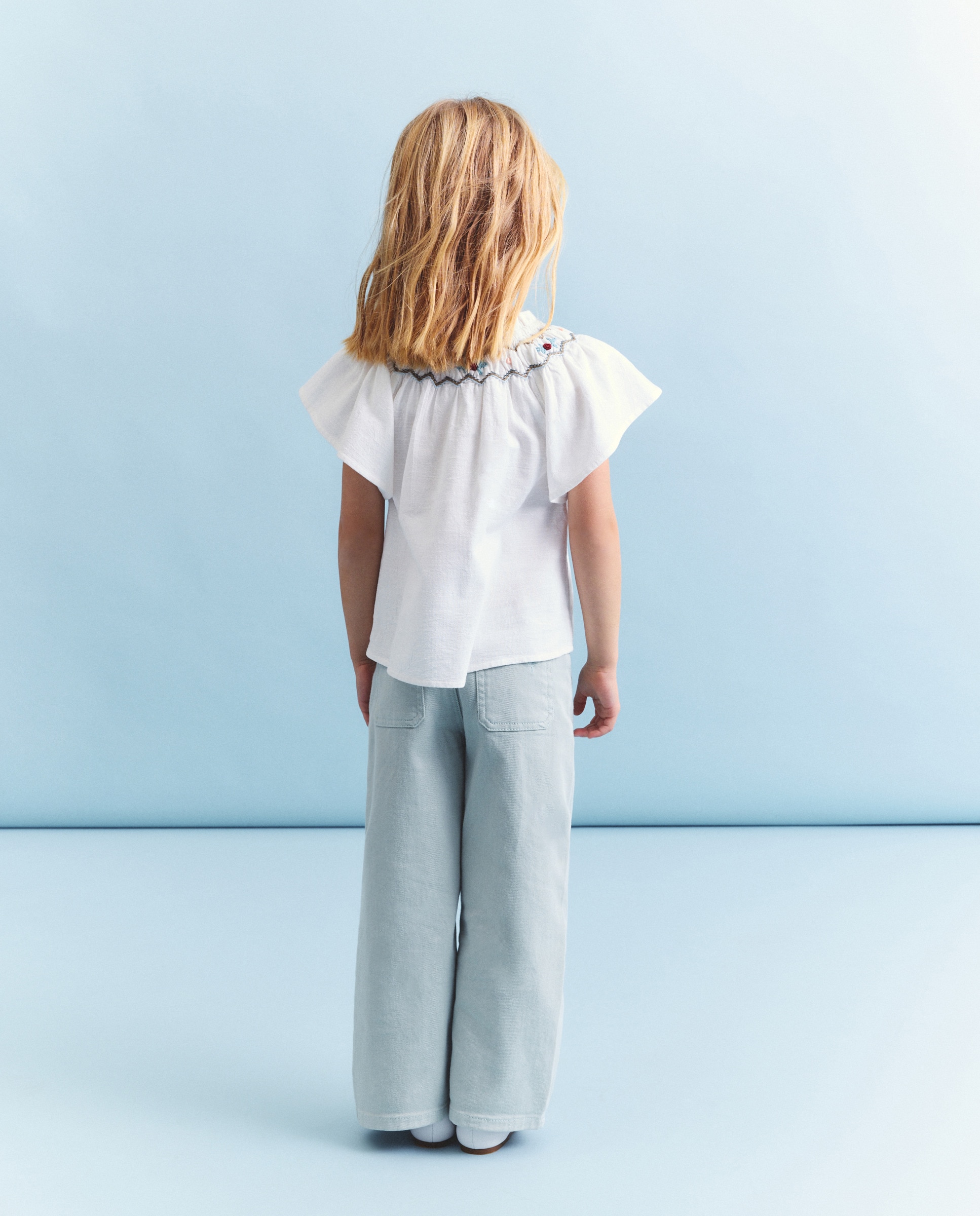 Blusa de Manga Curta Coconut El Corte Inglés 120 Cru-3