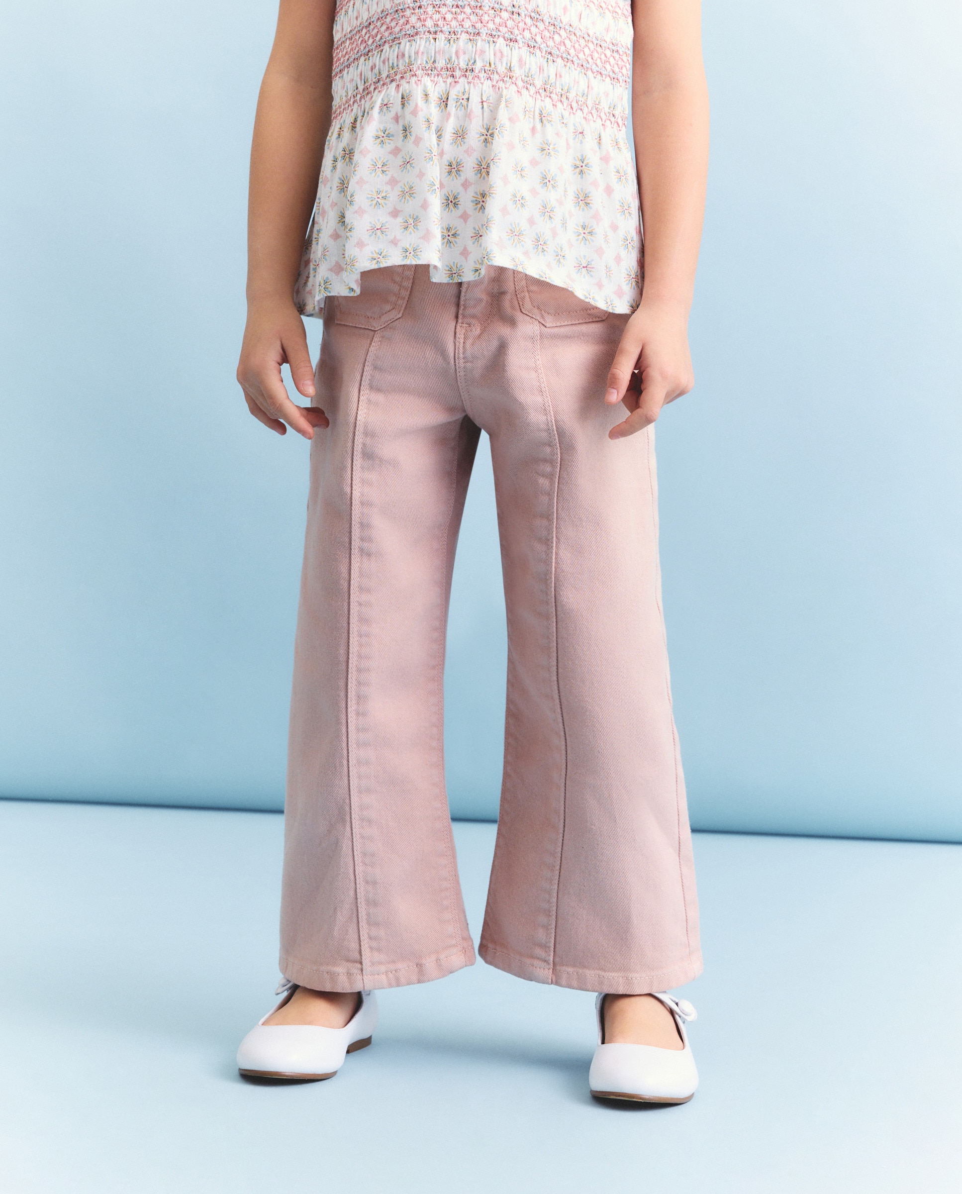 Jeans com Costura à Frente Coconut El Corte Inglés 220 Rosa Pálido-2
